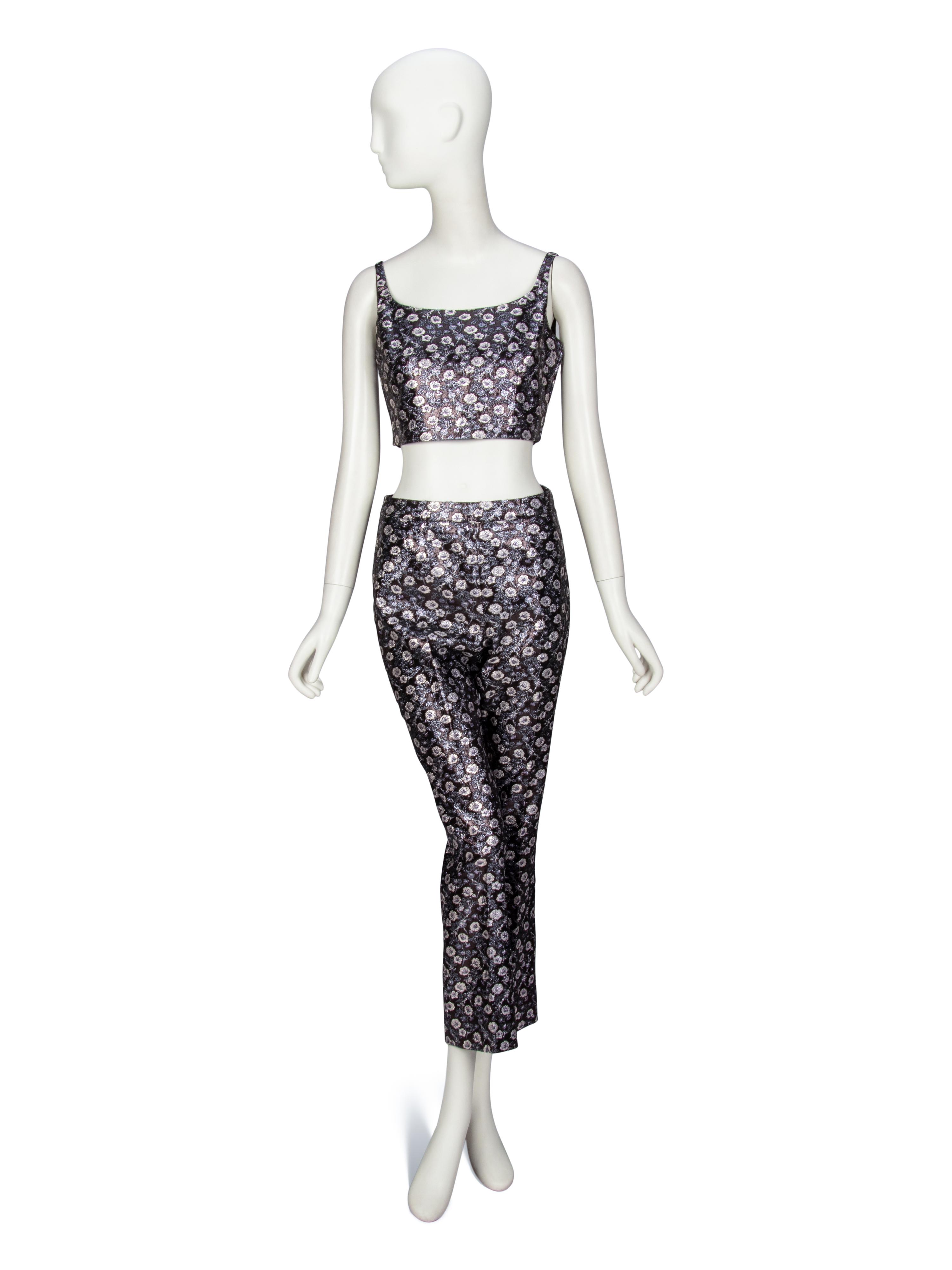 PRADA, FLORAL BROCADE ENSEMBLE