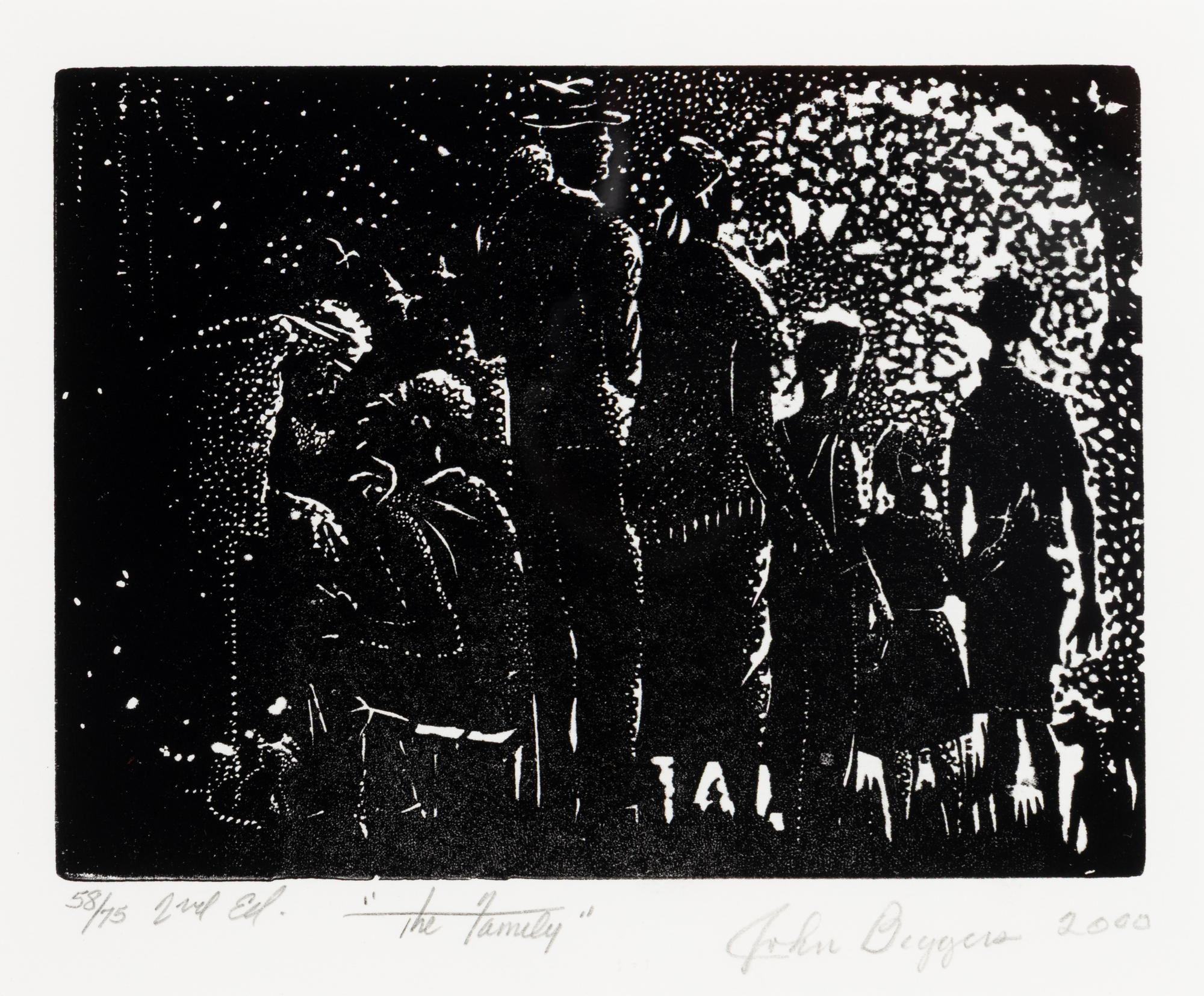 John Thomas Biggers (American, 1924-2001) — The Family, 2000