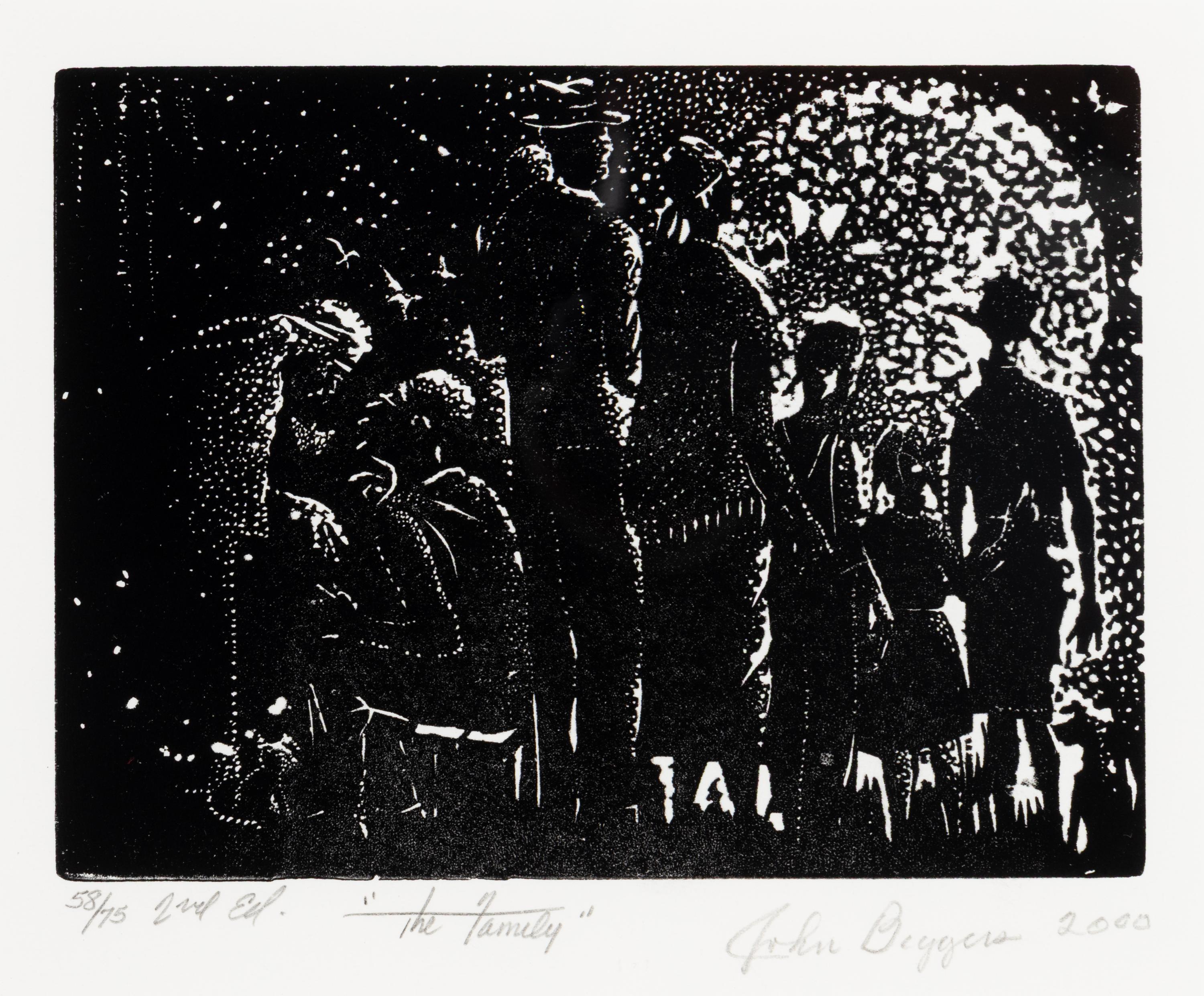 John Thomas Biggers (American, 1924-2001) — The Family, 2000