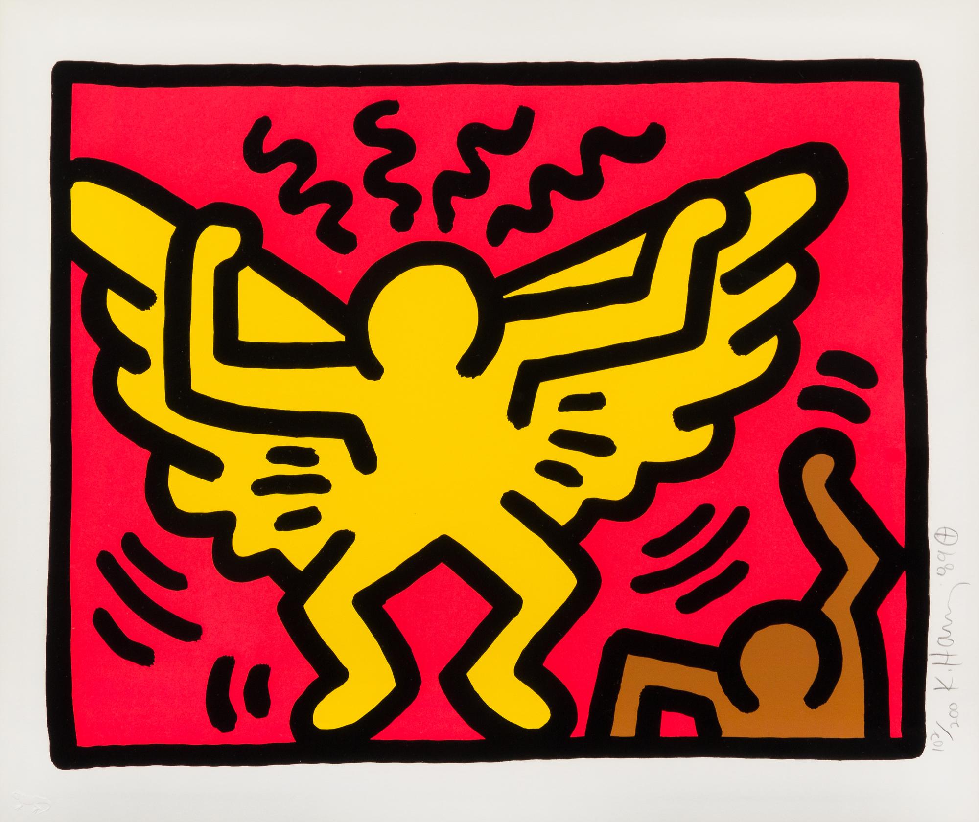 Keith Haring, (American, 1958-1990), Untitled (from Pop Shop IV), 1989