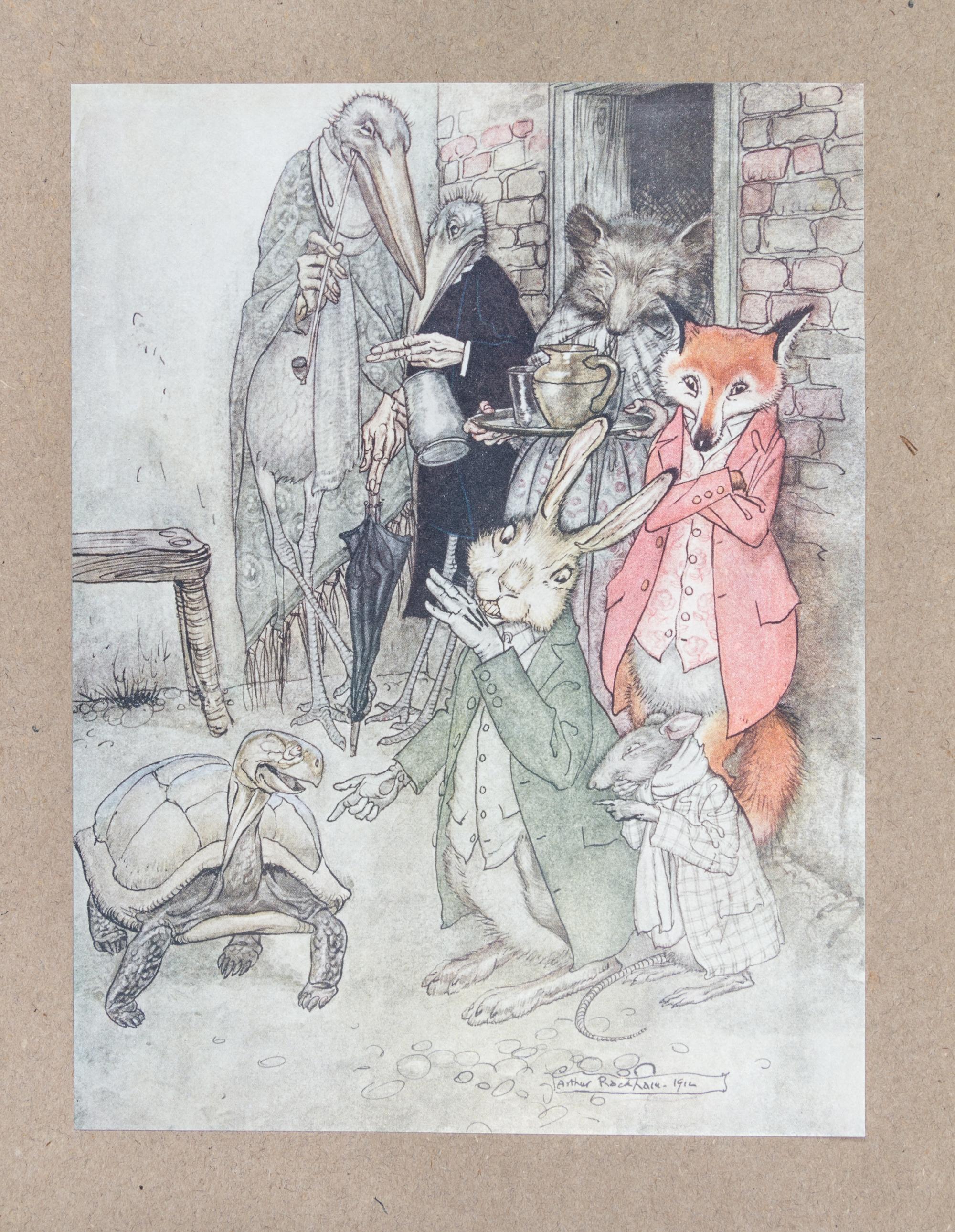 (WEITZ-COLEMAN; RACKHAM, ARTHUR) AESOP. Aesop's Fables. London, 1912. Finely bound by Herbie Weitz. Limited edition, signed.