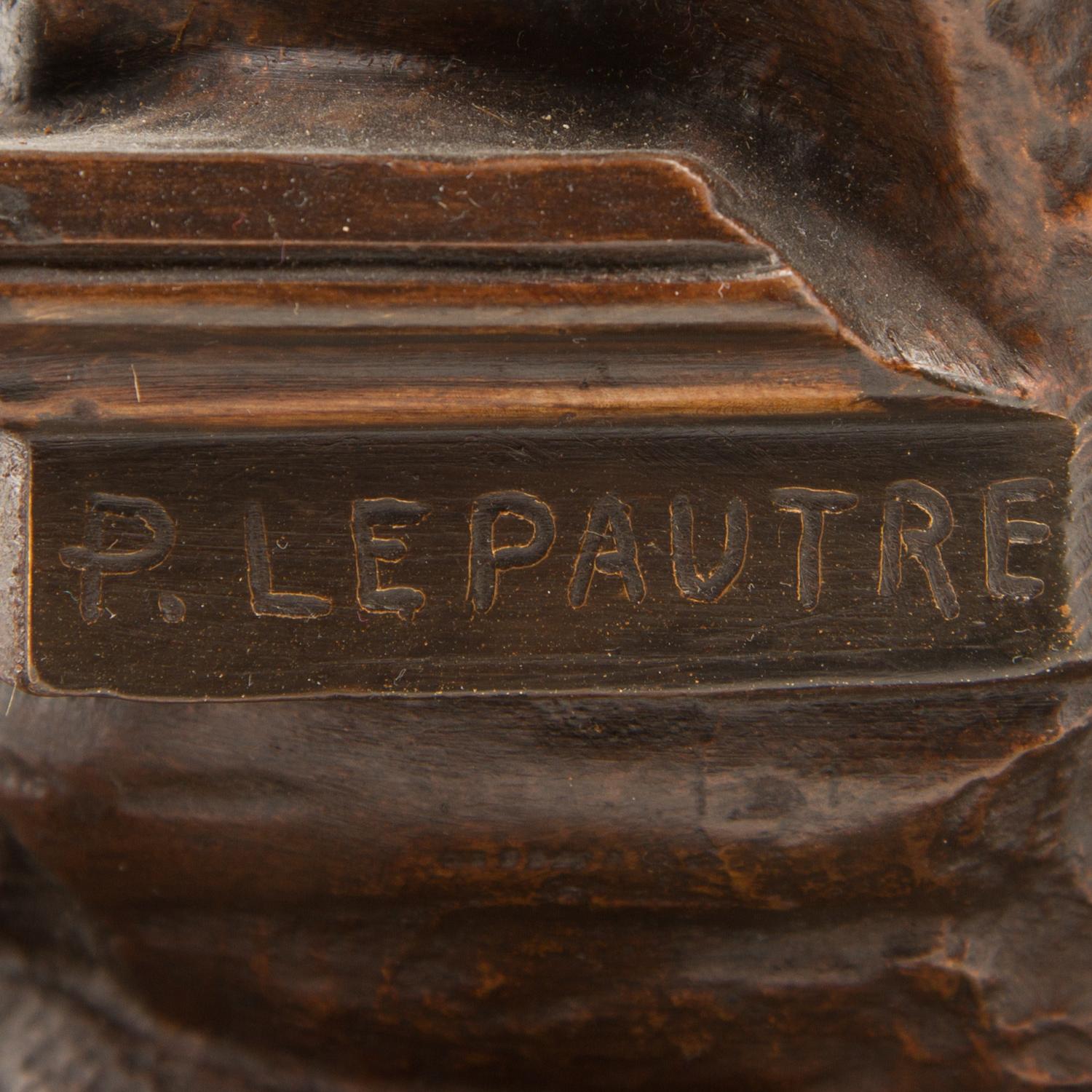 A Bronze Figural Group height 23 1/2 inches. — AFTER PIERRE LEPAUTRE (1659-1744)
