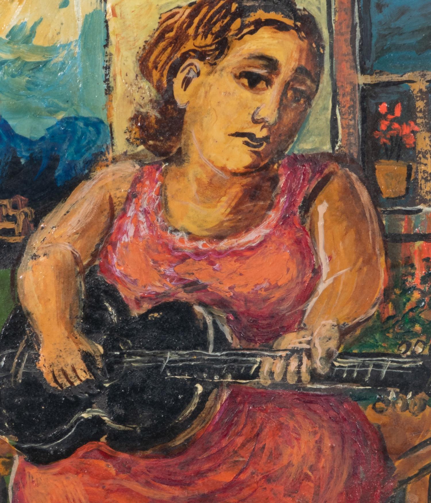 Woman with Guitar