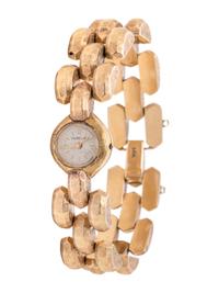 GUBELIN, YELLOW GOLD WRISTWATCH