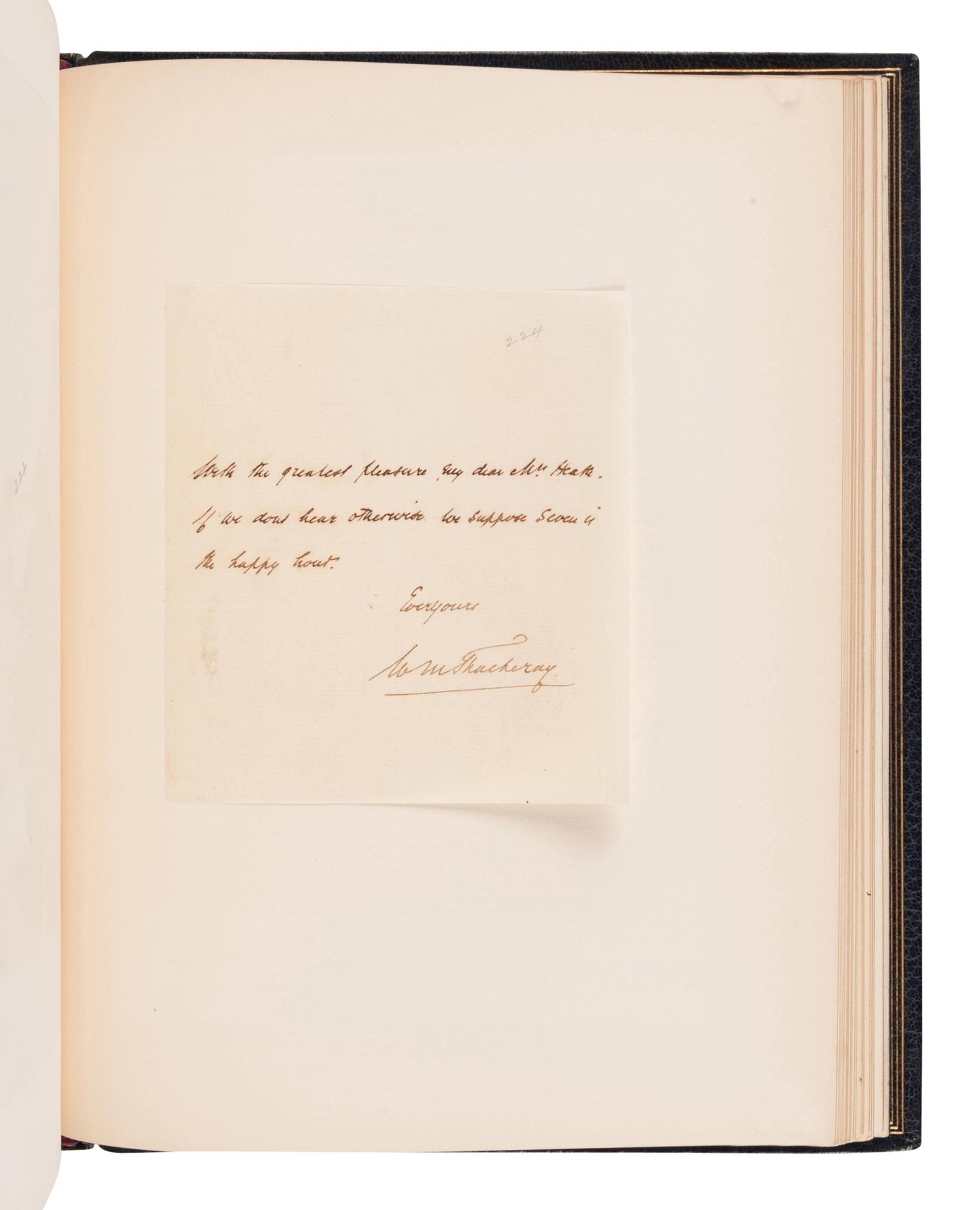 [BINDING]. MAGINN, William and William BATES, editors. -- MACLISE, Daniel, illustrator. A Gallery of Illustrious Literary Characters (1830-1838) . London: Chatto and Windus, 1874.