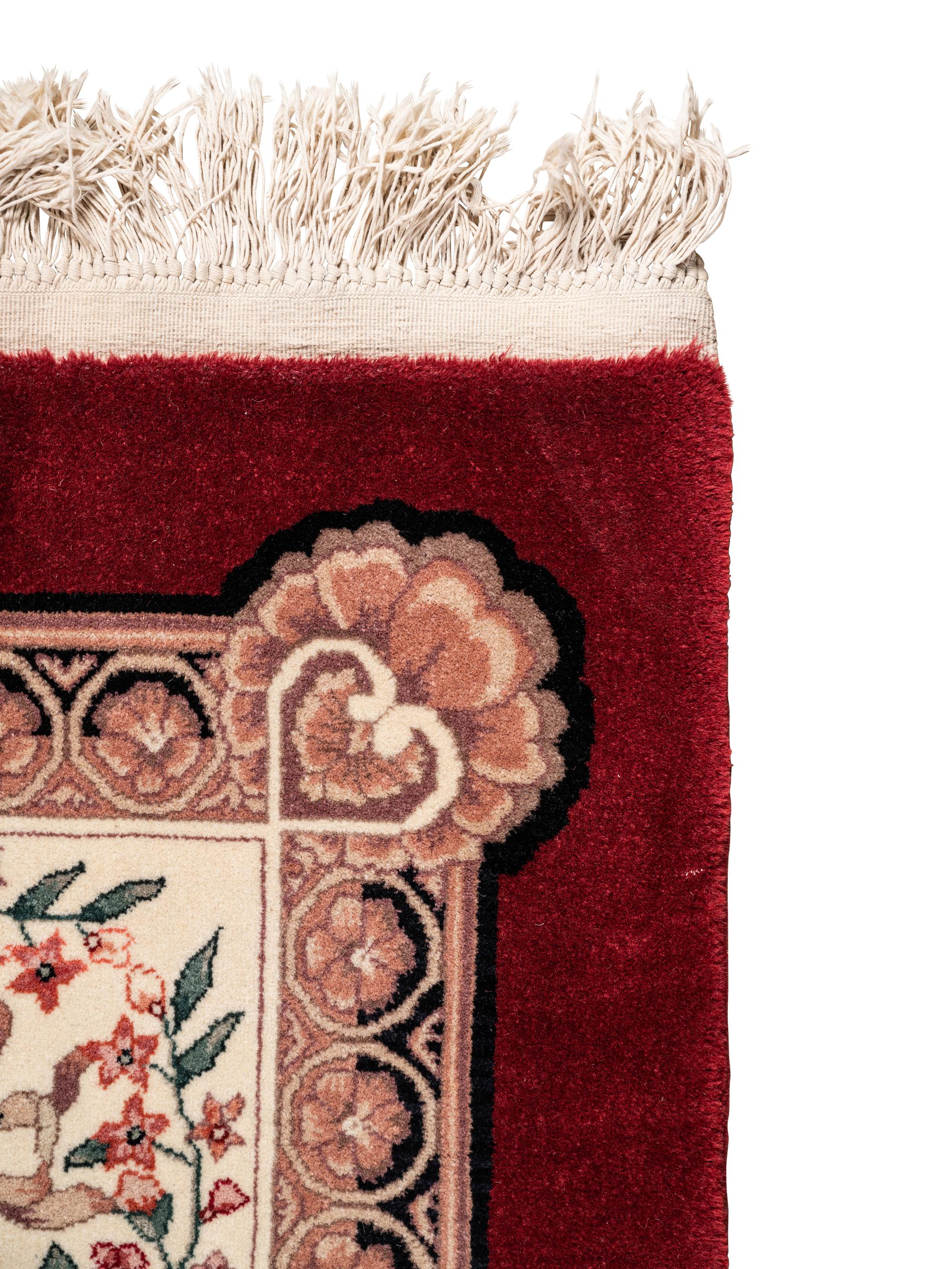 A Chinese Aubusson Style Wool Rug