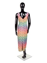 Falkenstein Embroidered Linen Sheath Dress, ca. 1955