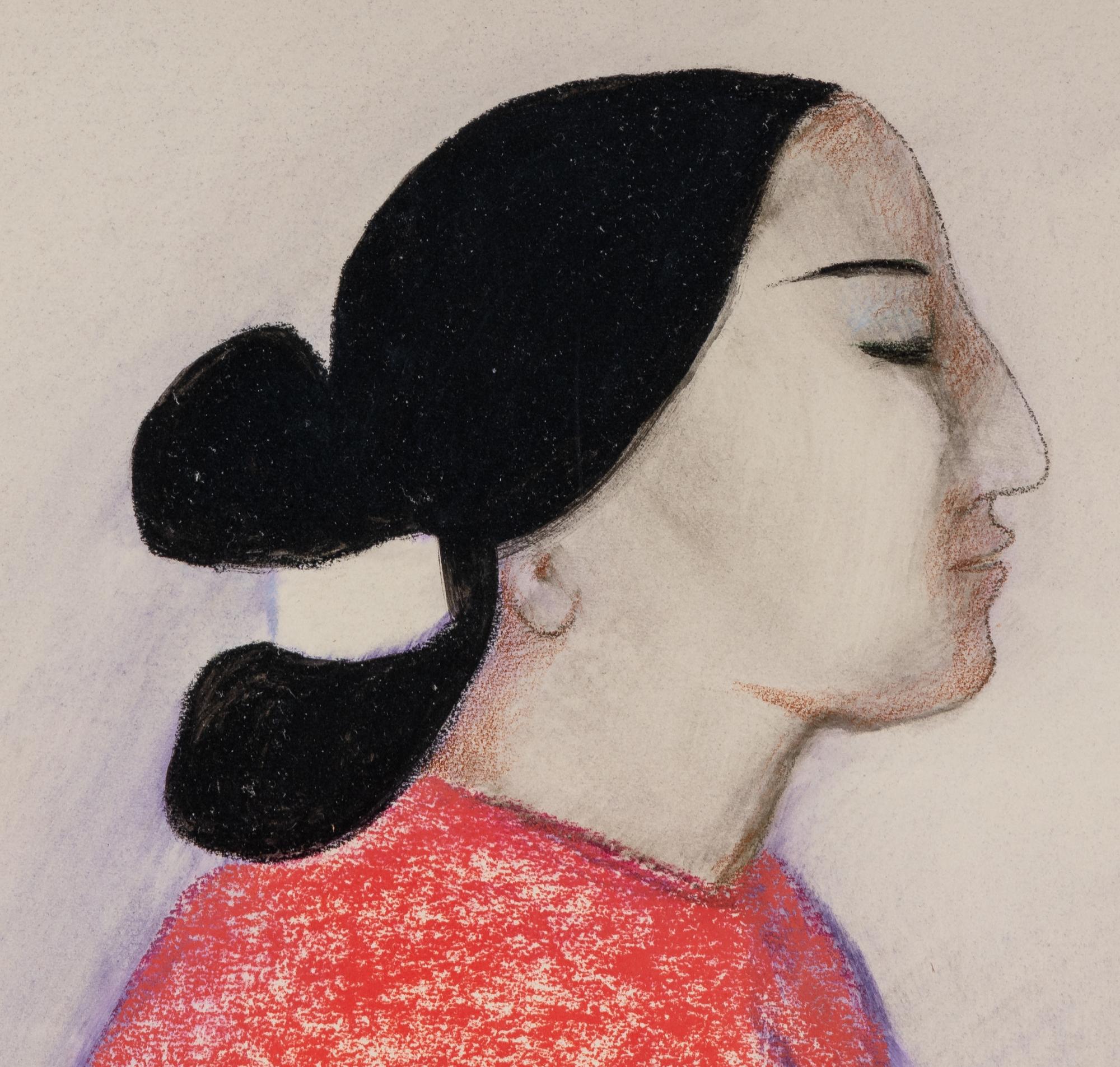 Woman in Profile
