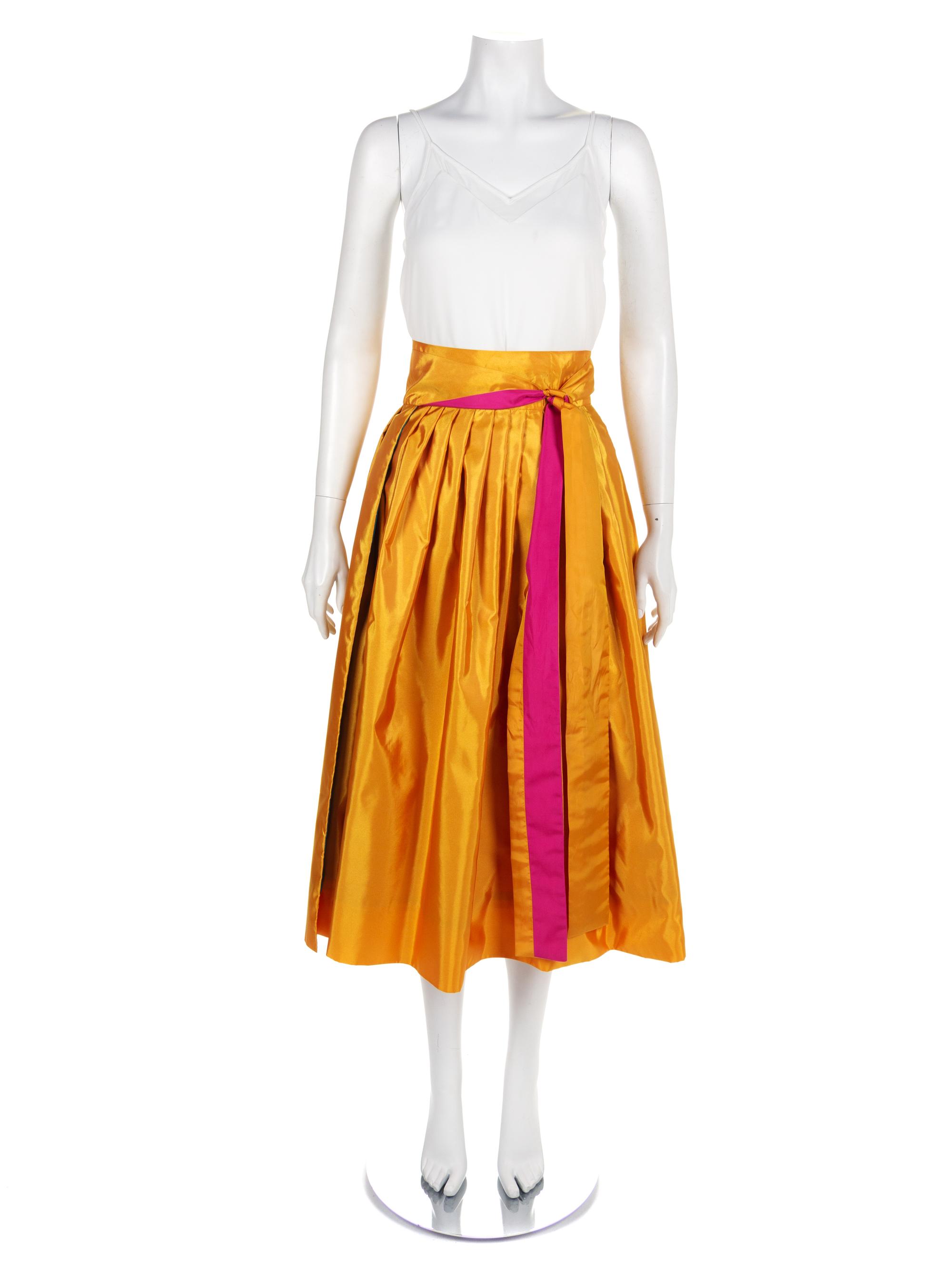 Reversible Wrap Skirt, 1980-90s