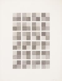 Serial System Using Lines and Color (set of five screenprints with cover sheet)