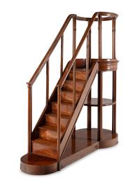 A William IV Mahogany Library Ladder