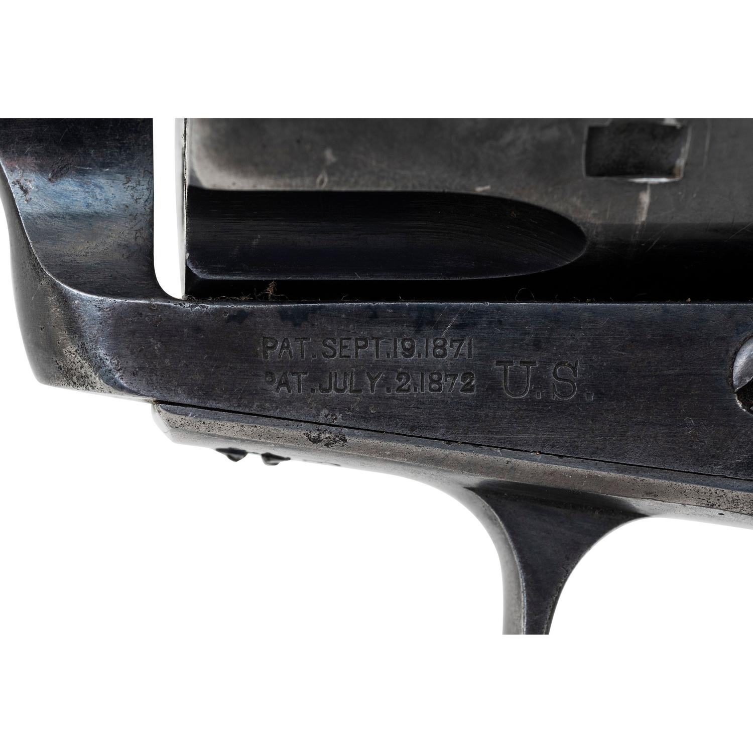 .22 Caliber Converted Colt Single Action Army with Martial Frame Produced Circa 1876