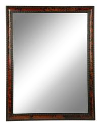 A Flemish Ebonized and Tortoise Shell Veneered Mirror — 19TH CENTURY
