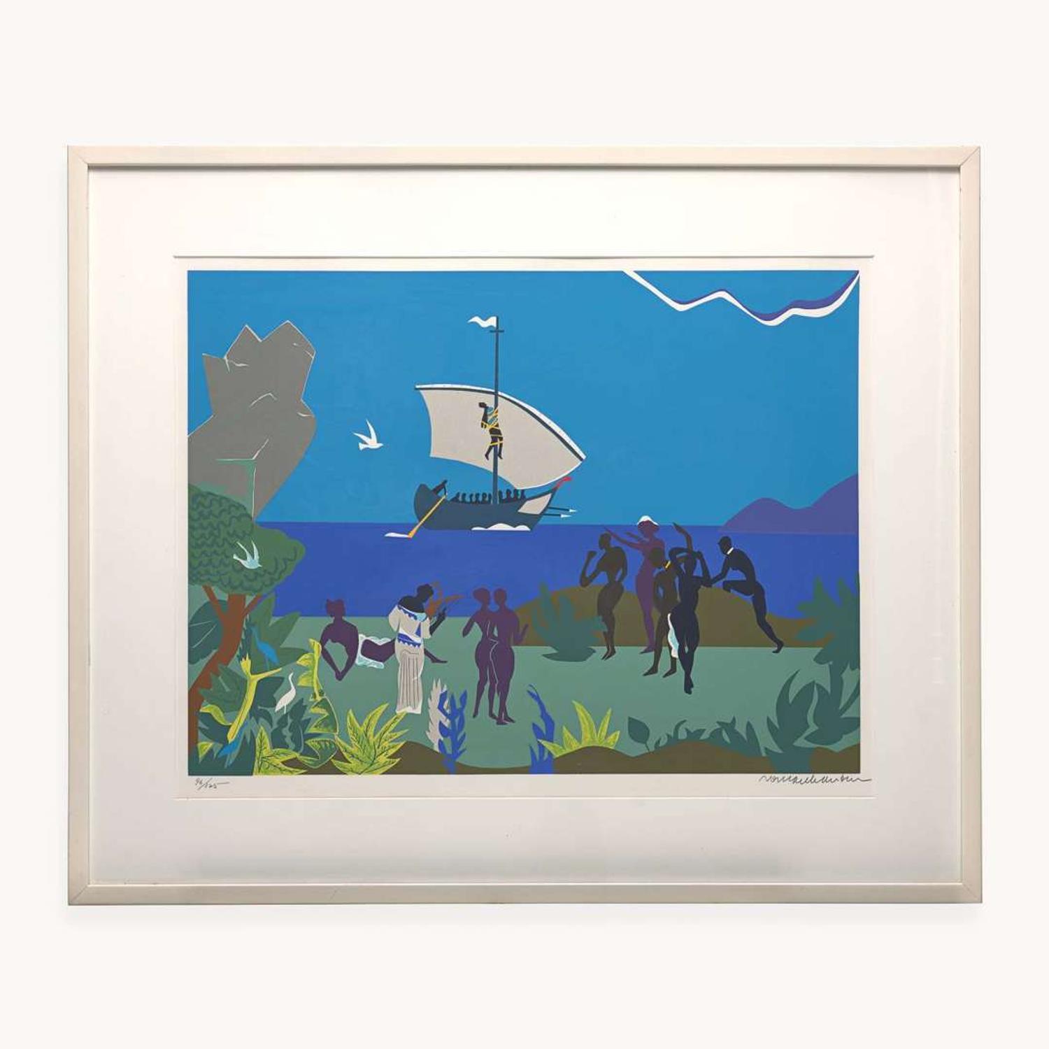Romare Bearden (American, 1911-1988) The Siren's Song, from The Odysseus Suite