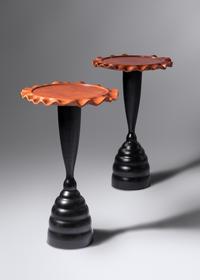 Pair of Pedestal Tables, 2001