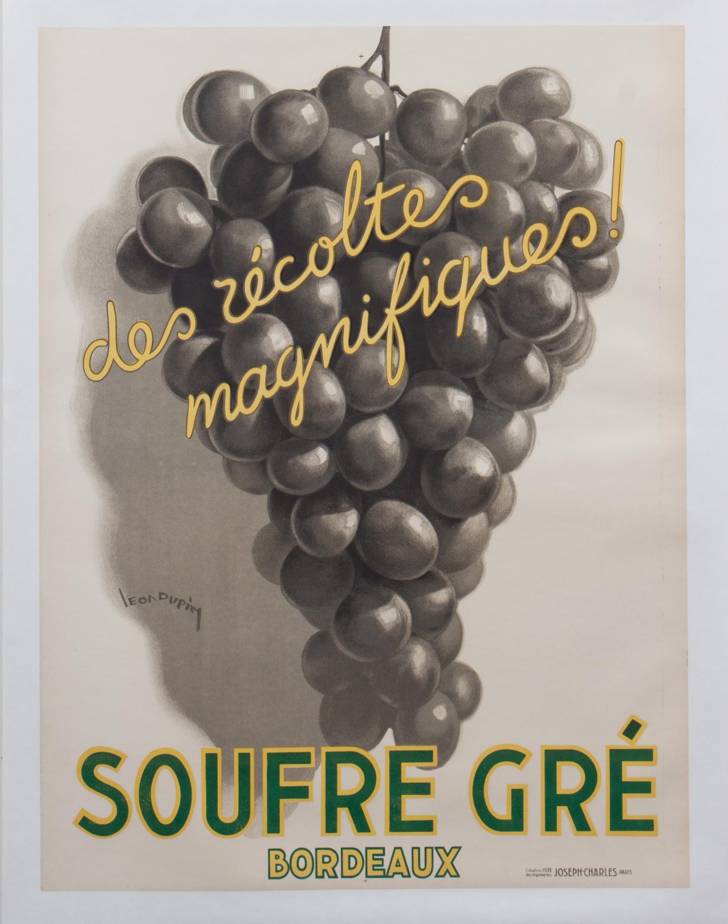 Leon Dupin, (French, 1898-1971), Soufre Gre