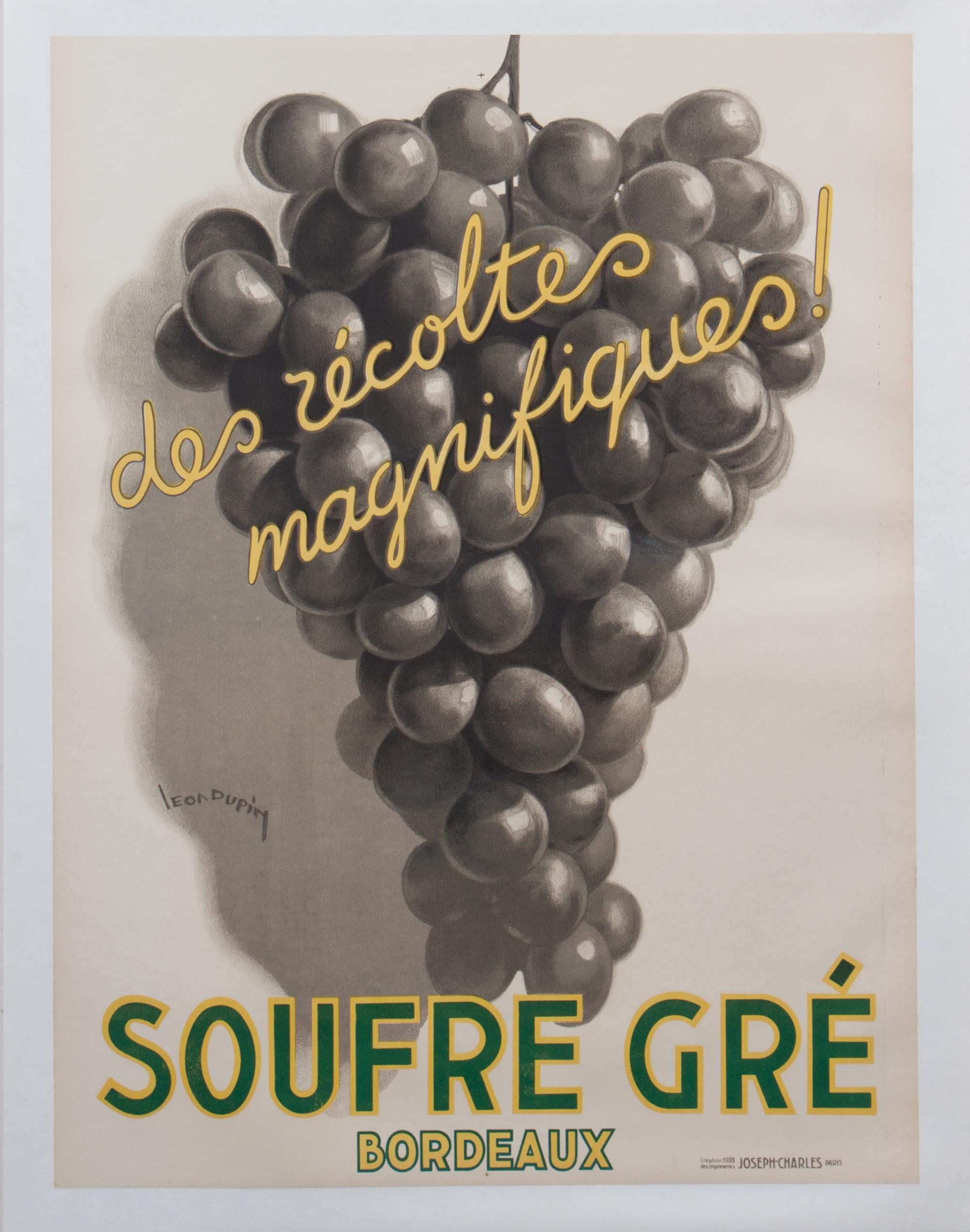 Leon Dupin, (French, 1898-1971), Soufre Gre