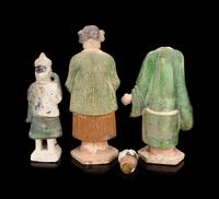 Three Chinese Pottery Figures