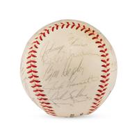 A 1966 New York Mets Team Signed Autograph Baseball