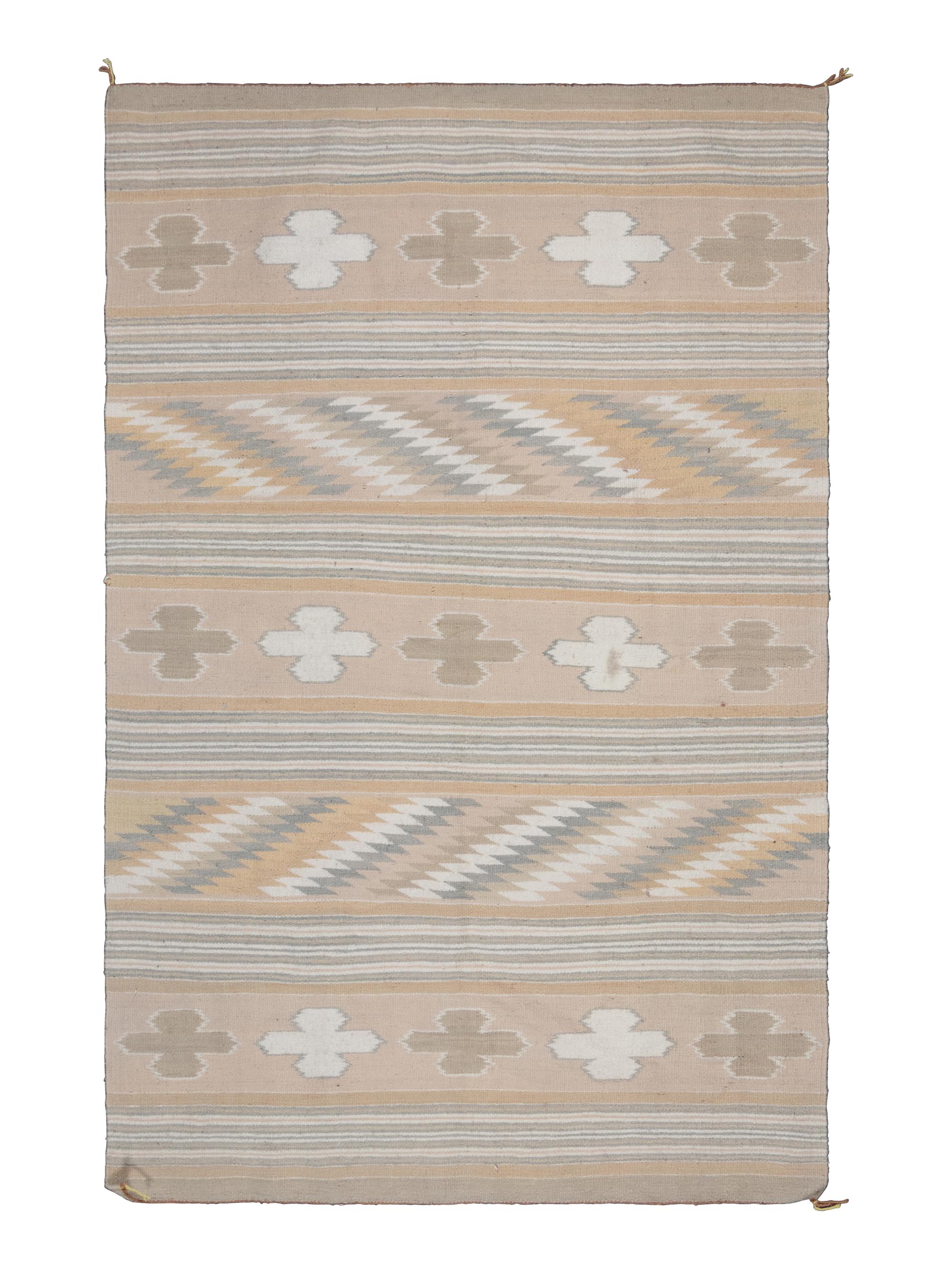 A Group of Three Navajo Wide Ruins Rugs and Weavings