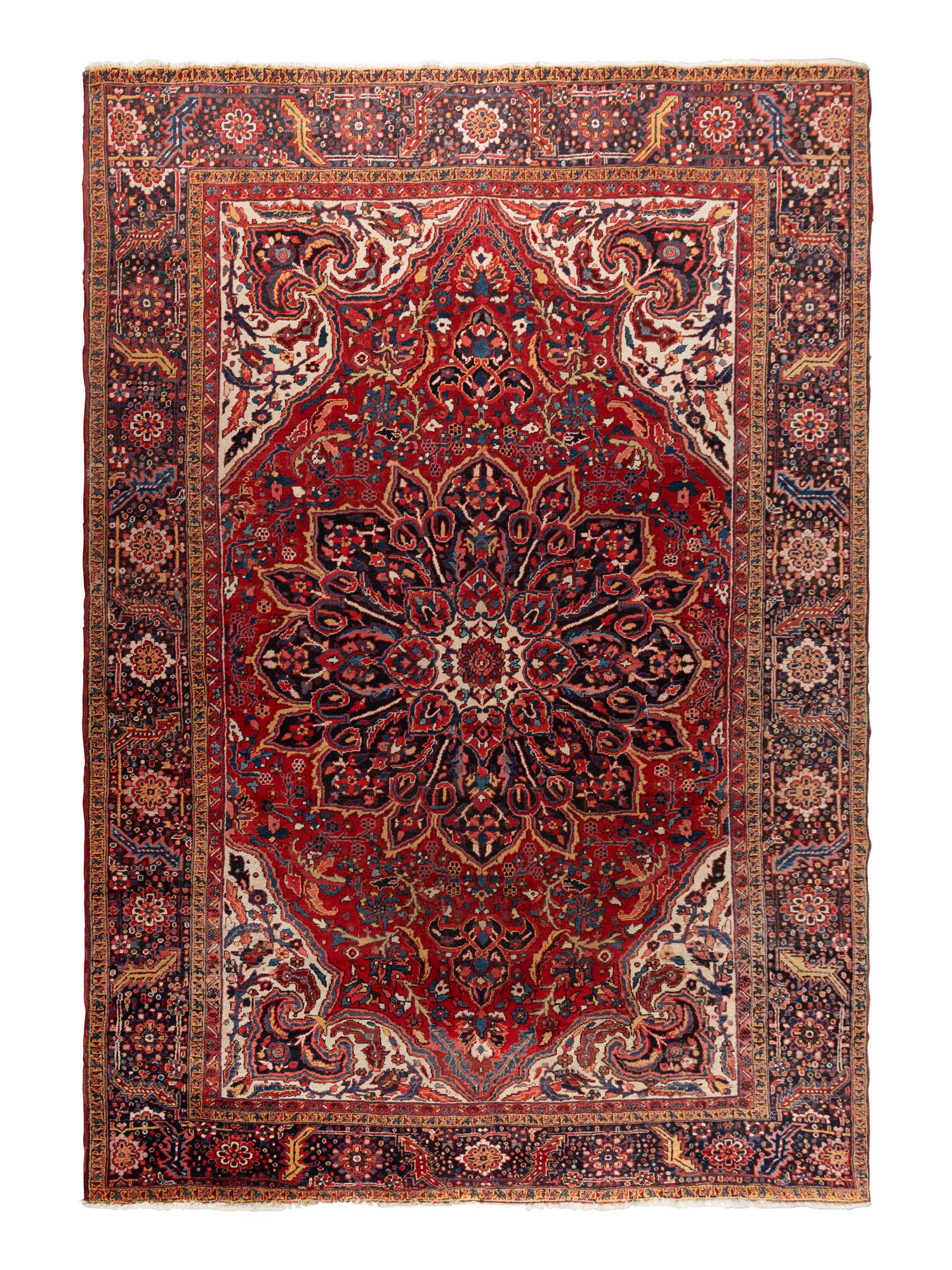 A Heriz Wool Rug