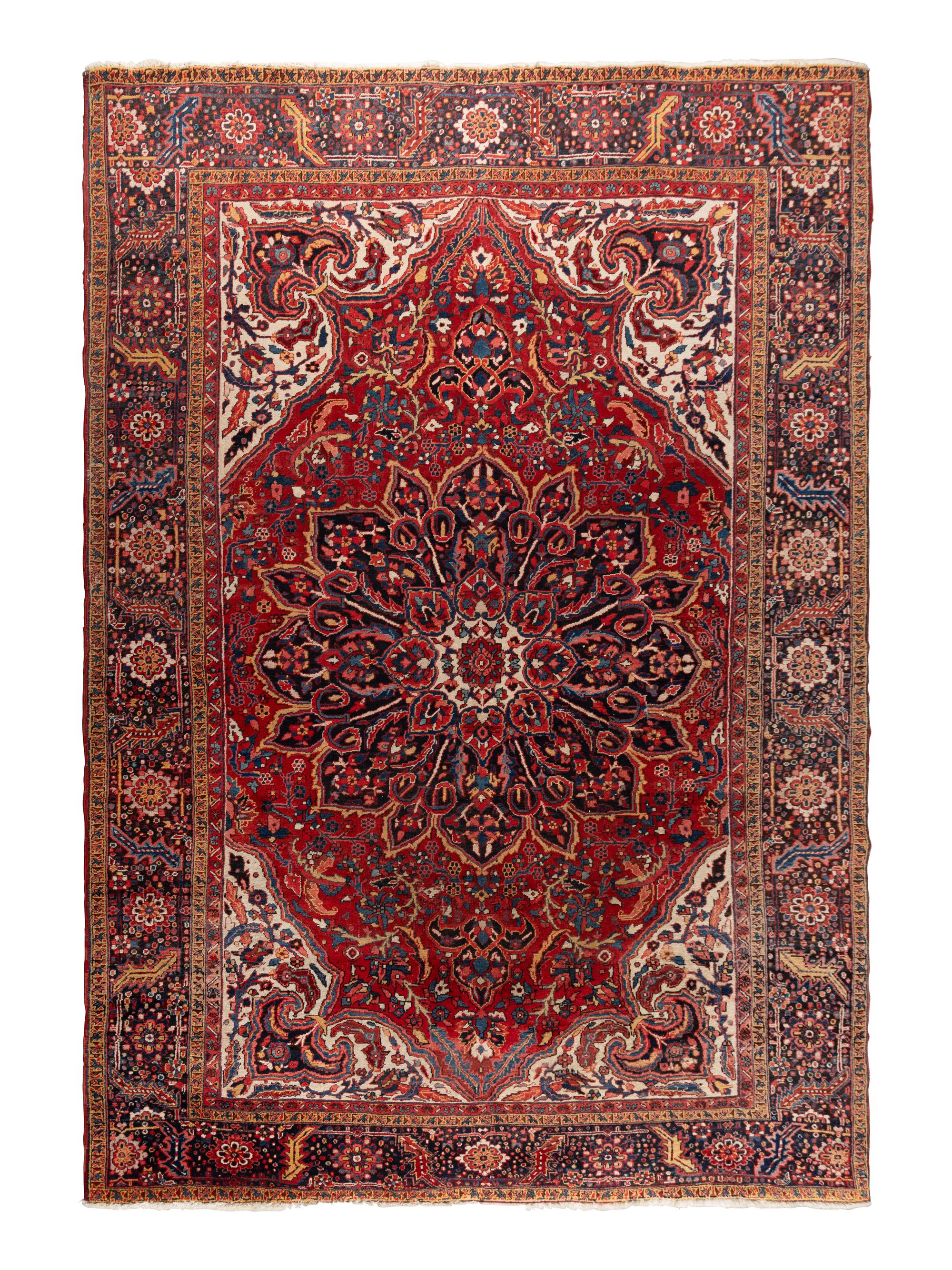 A Heriz Wool Rug