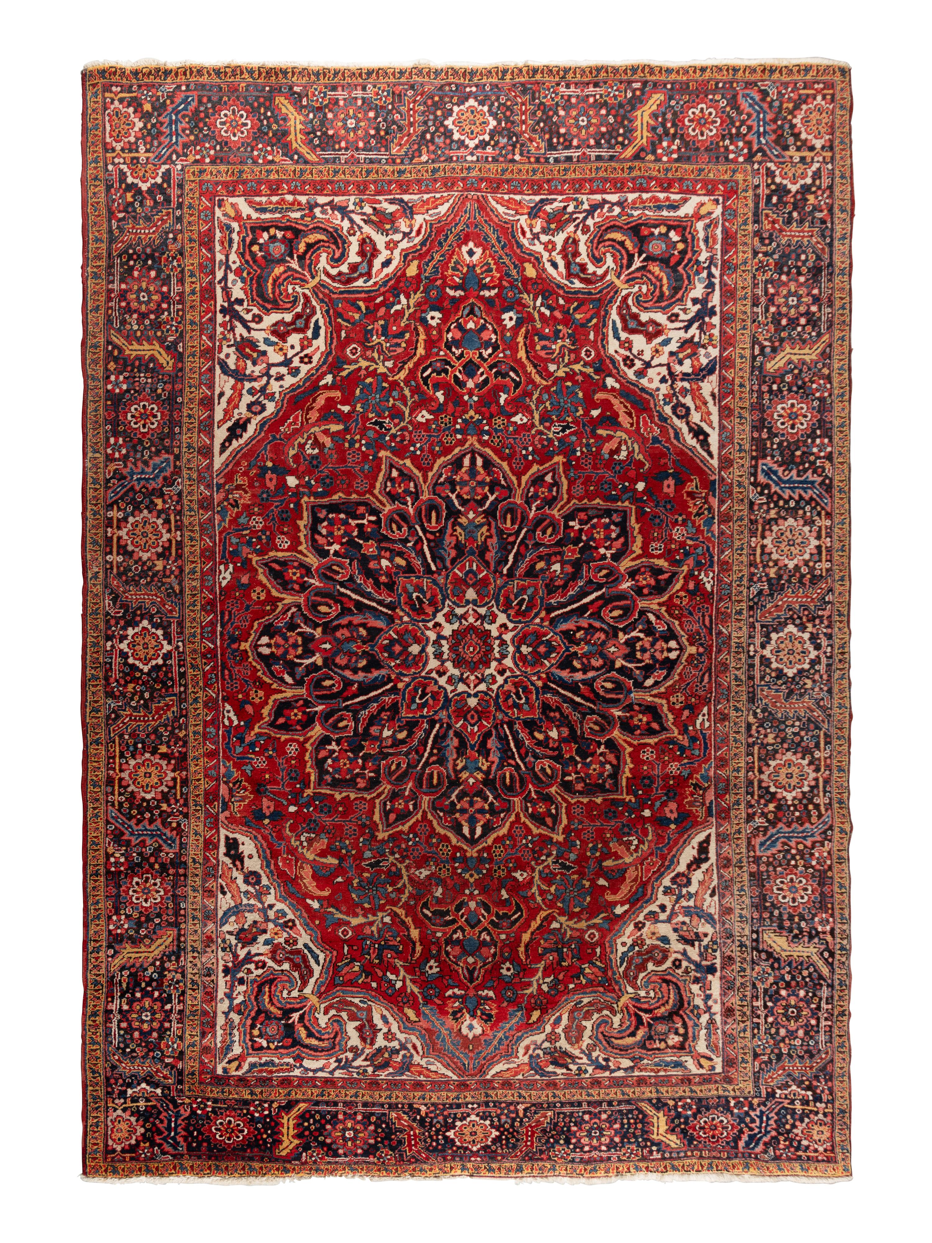 A Heriz Wool Rug