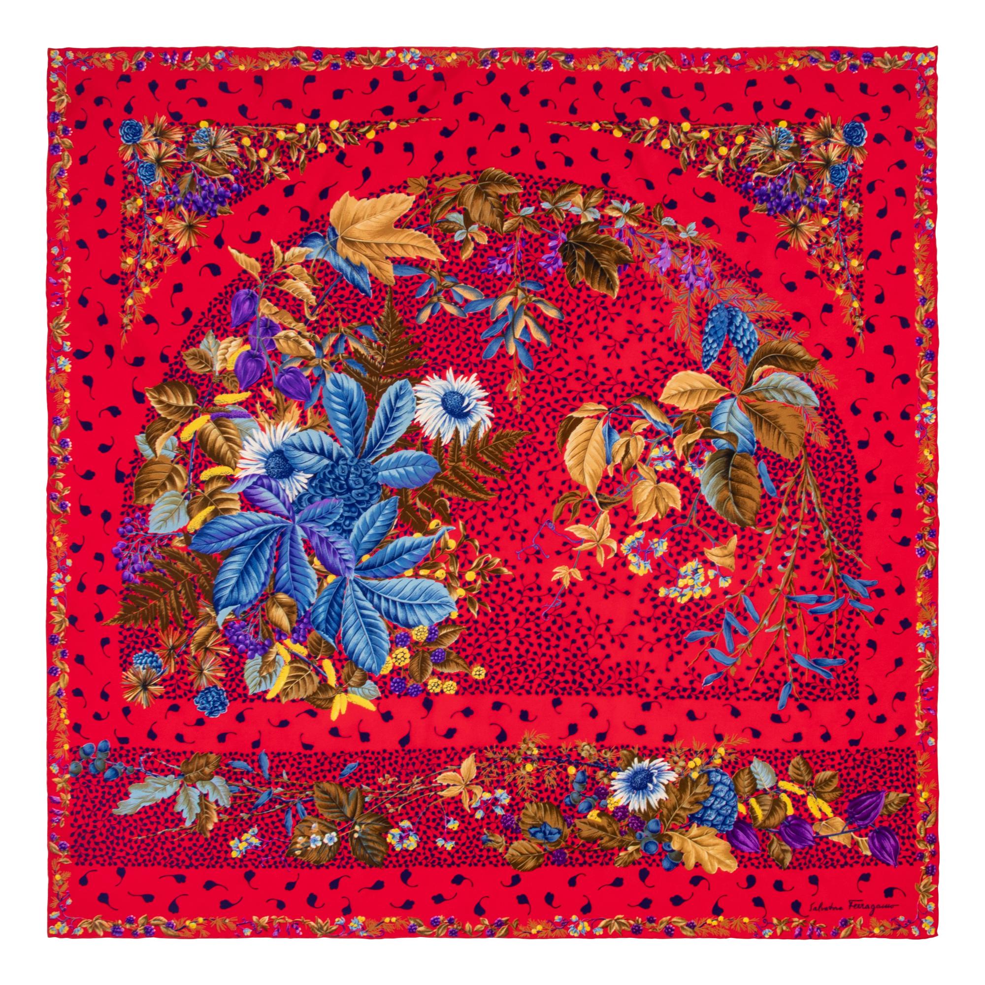 Seven Designer Silk Scarves