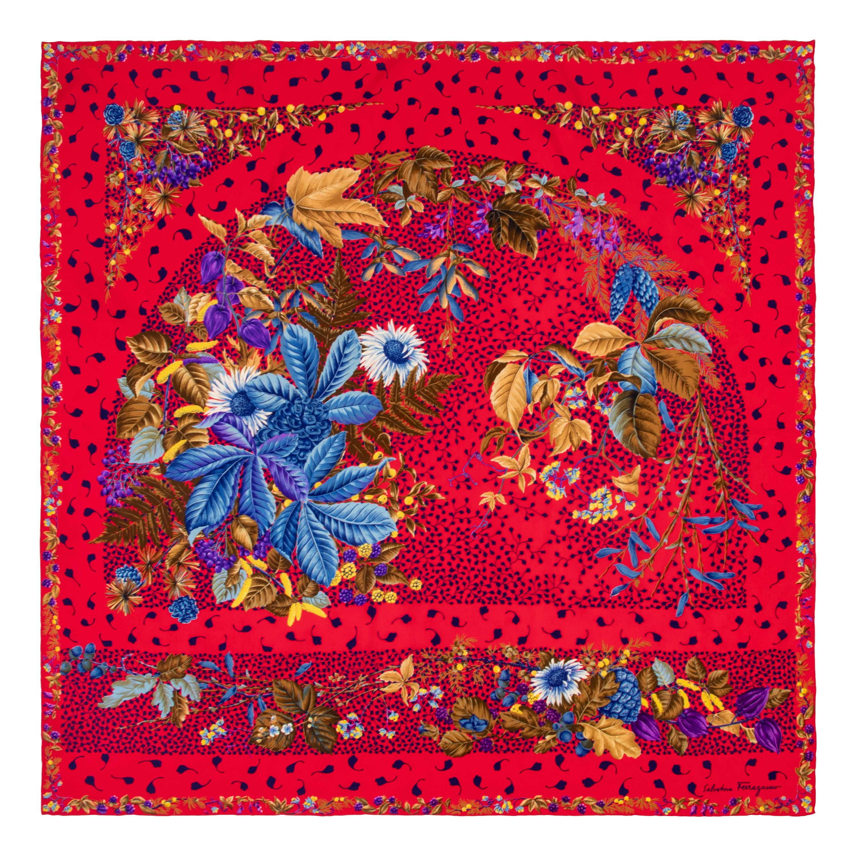 Seven Designer Silk Scarves