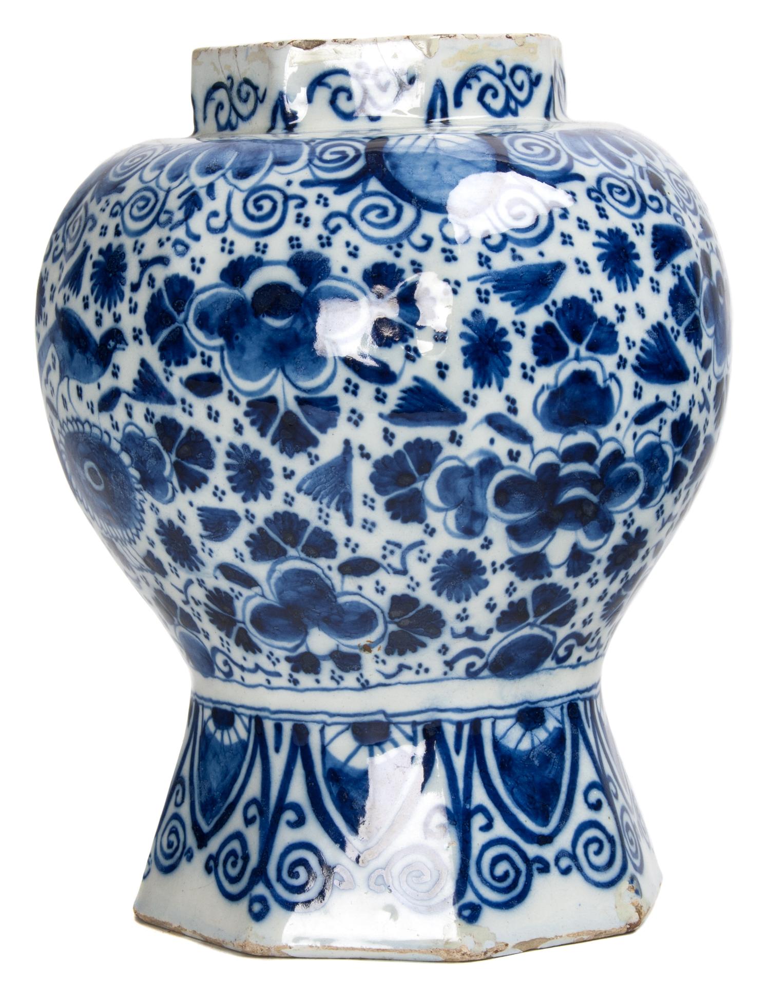 A Bulbous Vase Height 9 inches.