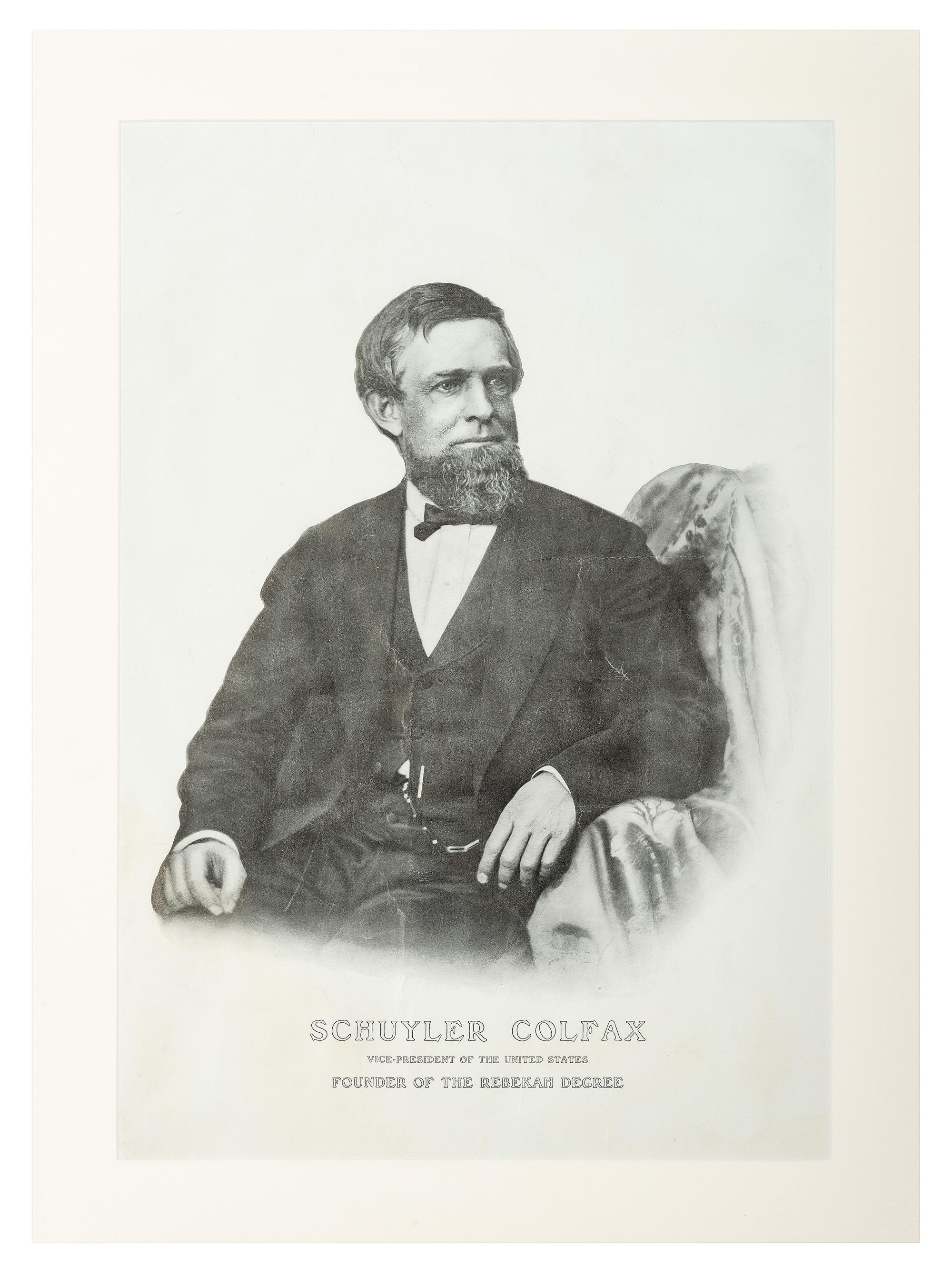 [CIVIL WAR]. A group of 7 engravings of politicians and other notable figures, including Schuyler COLFAX, George McCLELLAN, and Horace GREELEY, comprising:
