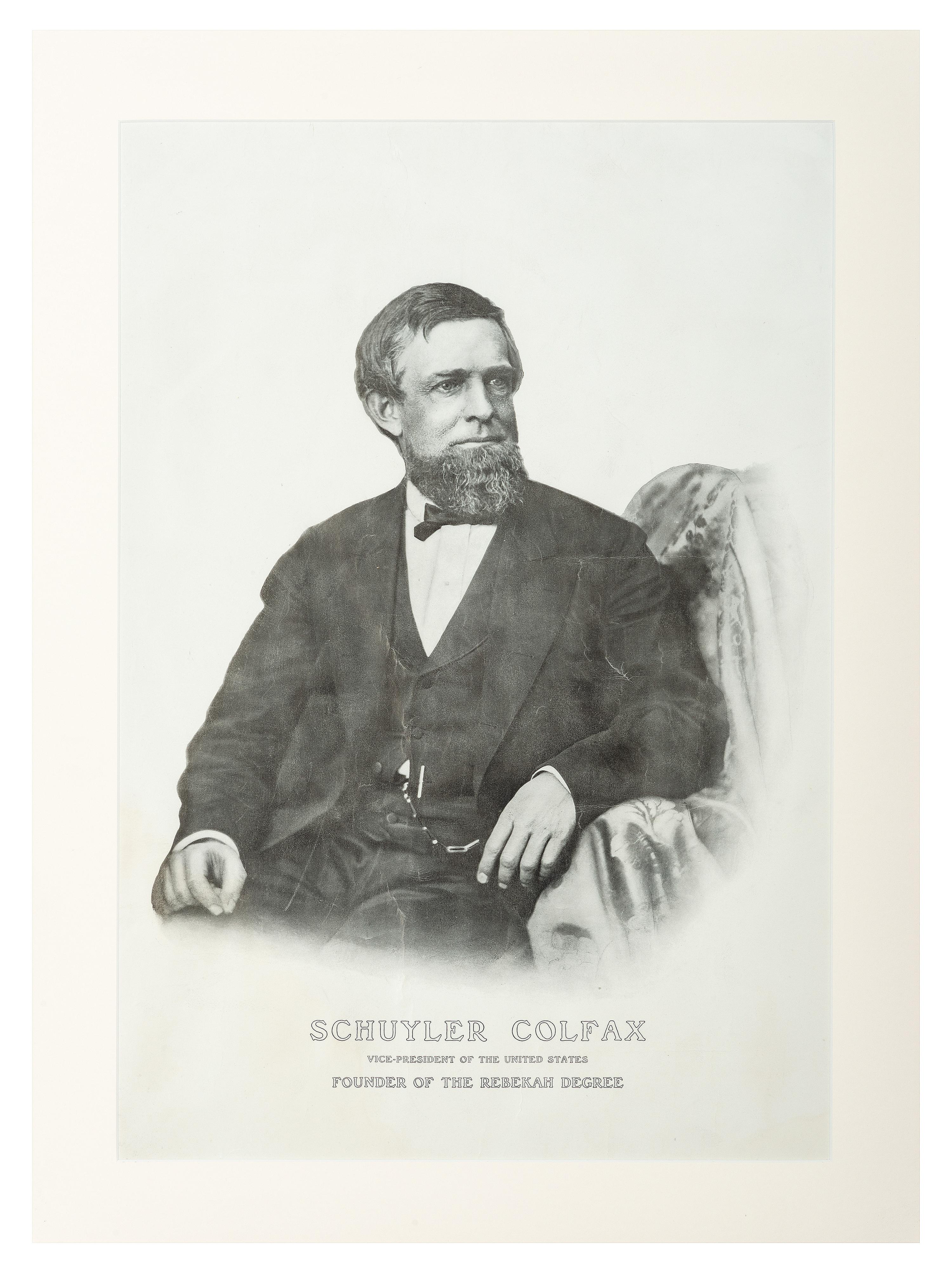 [CIVIL WAR]. A group of 7 engravings of politicians and other notable figures, including Schuyler COLFAX, George McCLELLAN, and Horace GREELEY, comprising: