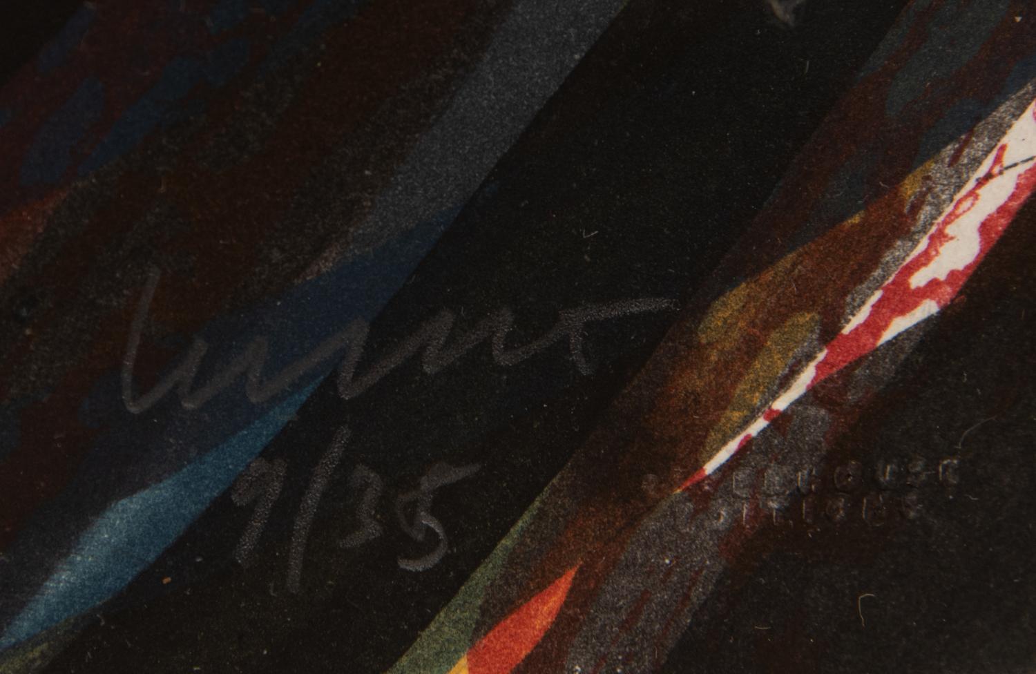 Wavy Brushstrokes Superimposed (Plate #02)