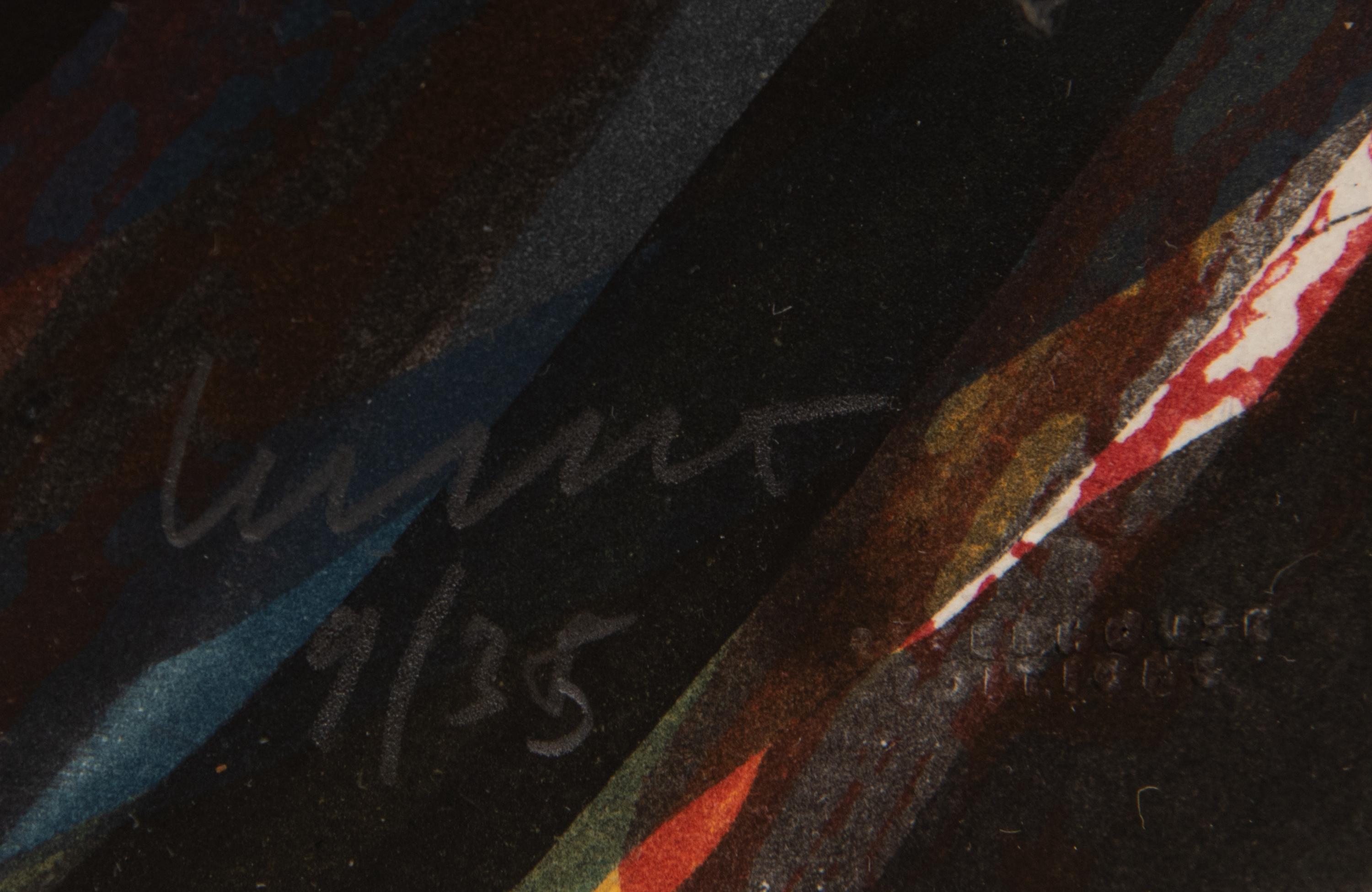 Wavy Brushstrokes Superimposed (Plate #02)