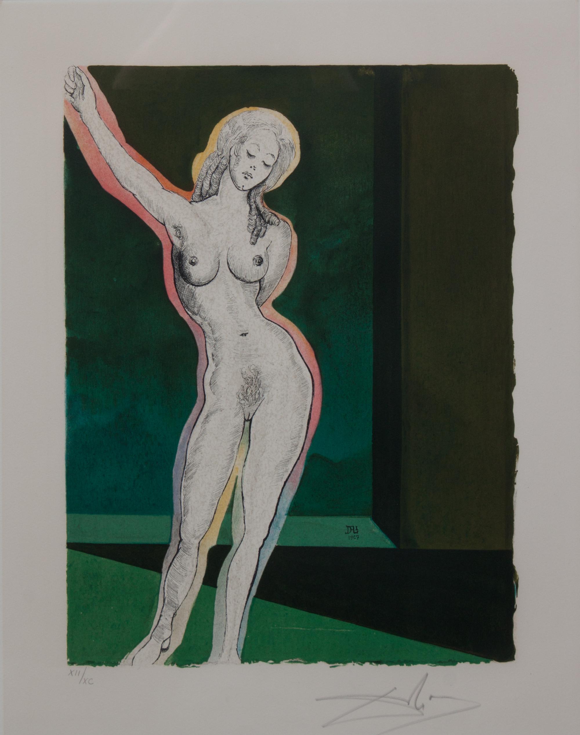 Salvador Dali, (Spanish, 1904-1989), Brave Cecile, from Three Plays by the Marquis de Sade Allegory, 1969