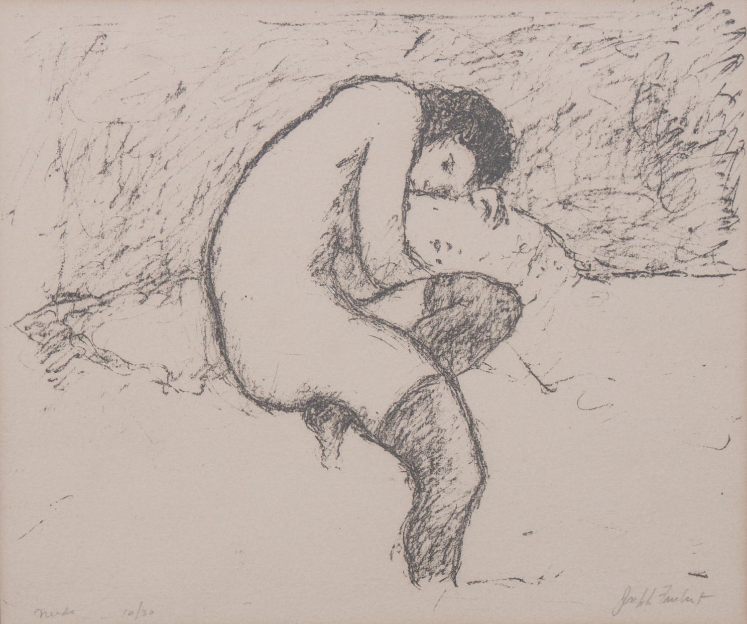 Joseph Friebert, (Wisconsin, 1908-2002), Nude and Waiting, 1972 (two works)