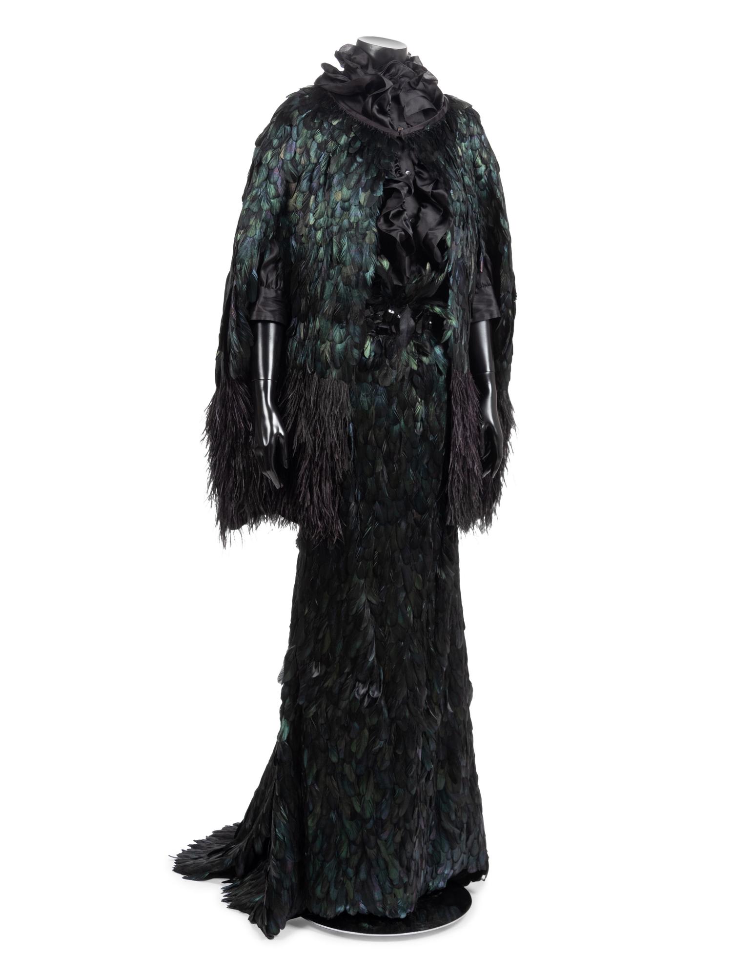 Naeem Khan Black Feather Ensemble, 1990-2000s