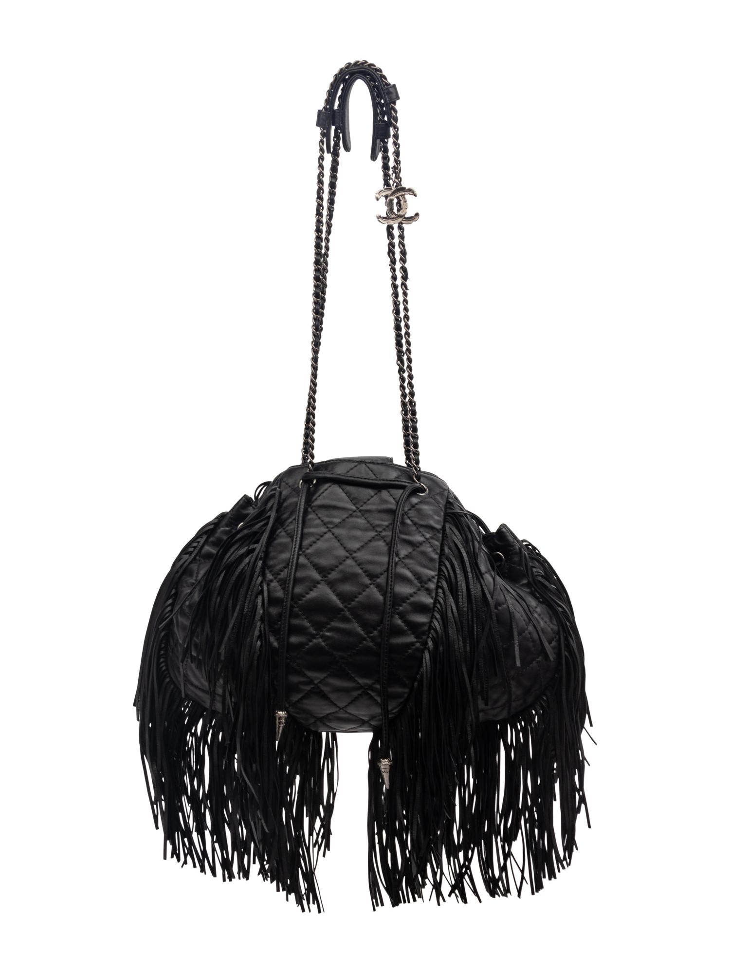 CHANEL SAC CORDON FRINGE BAG