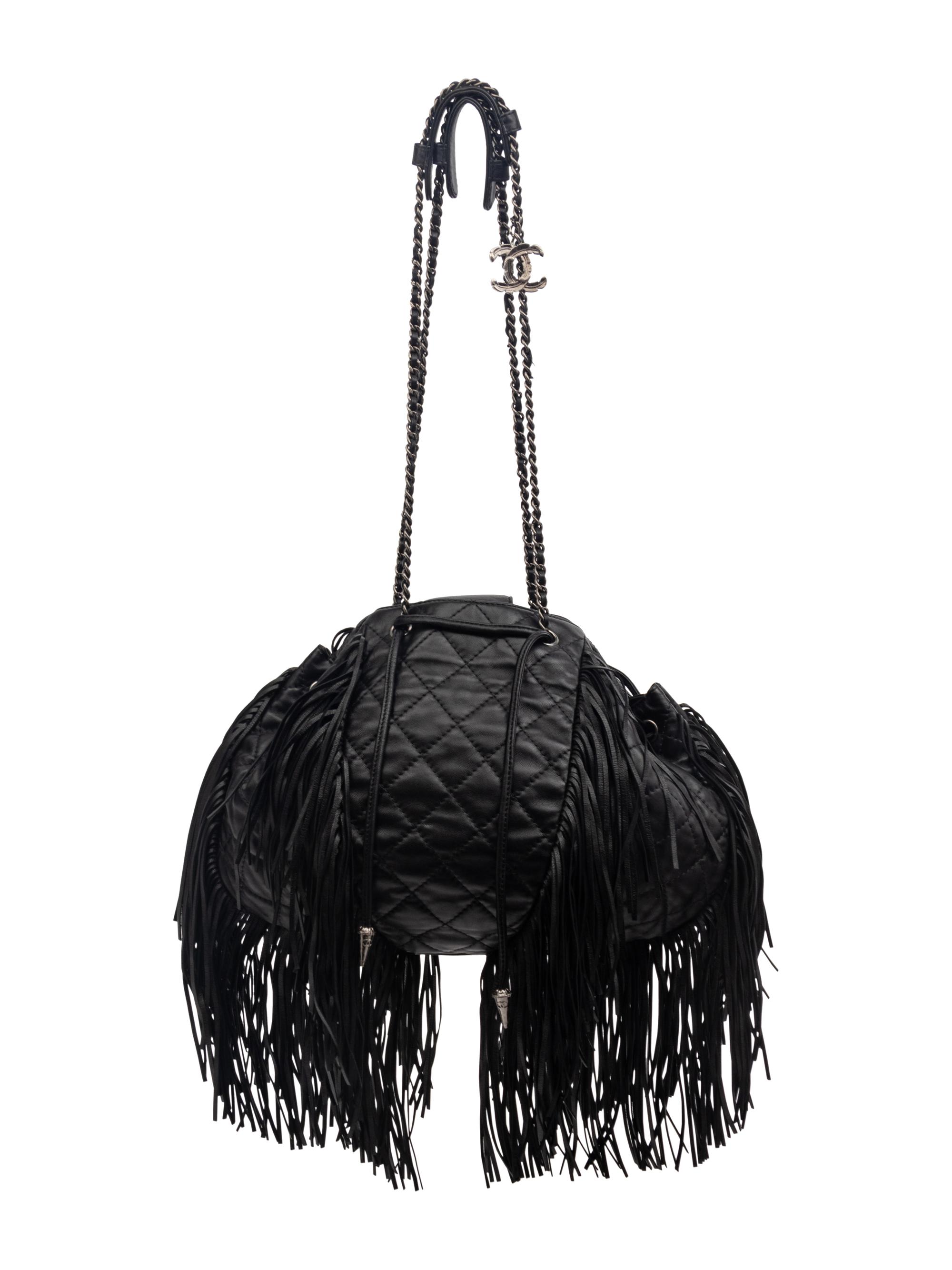 CHANEL SAC CORDON FRINGE BAG