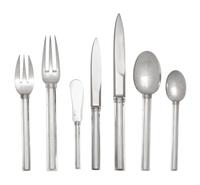 A Puiforcat Silver Flatware Service