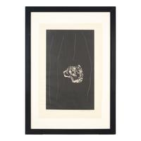 Robert Motherwell (American, 1915-1991) — Soot Black Stone, #3 , 1975