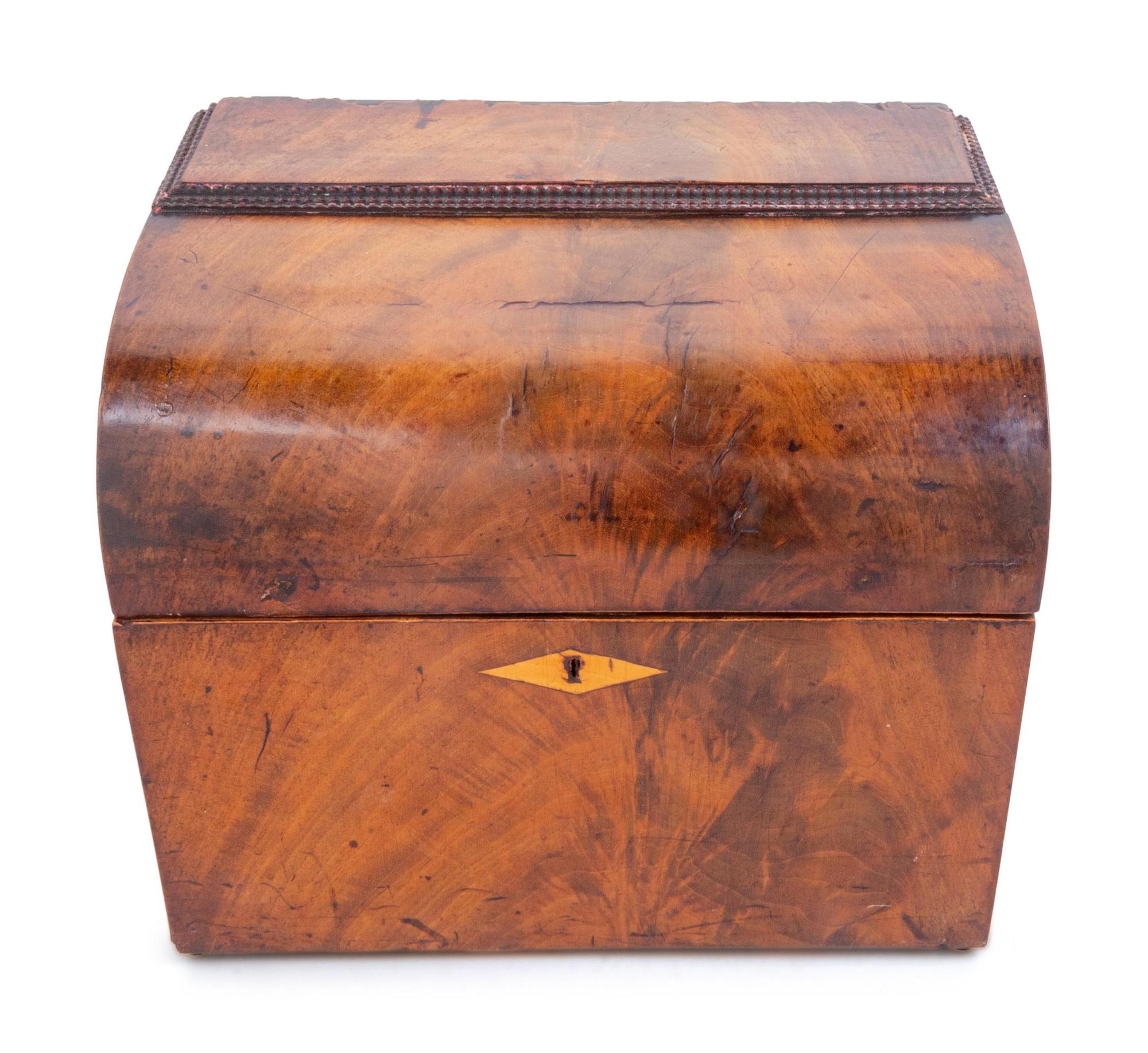 An English Walnut Decanter Box