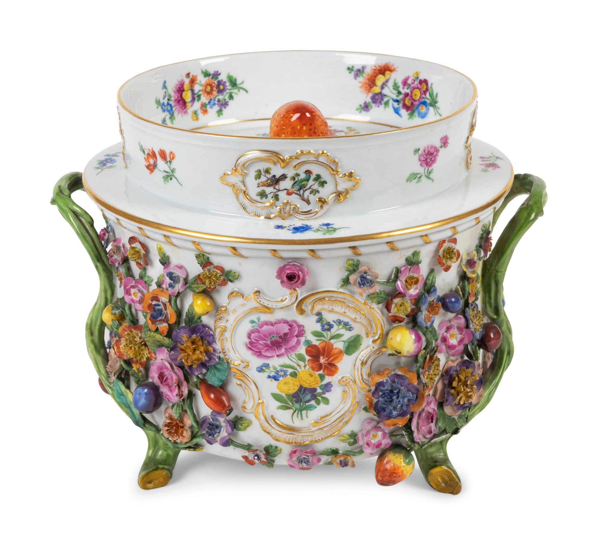 A Meissen Covered Fruit Bowl — 19TH CENTURY