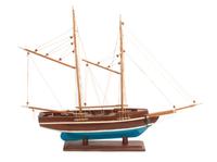 Two Model Sailing Ships Height of first 24 inches.