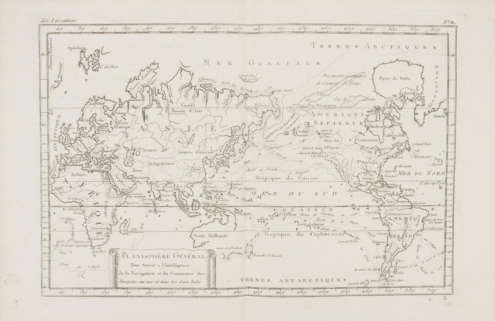 BONNE, Rigobert (1727-1794) and Guillaume RAYNAL (1713-1796). Atlas de toutes les parties connues du globe terrestre. [Geneva, 1780?].