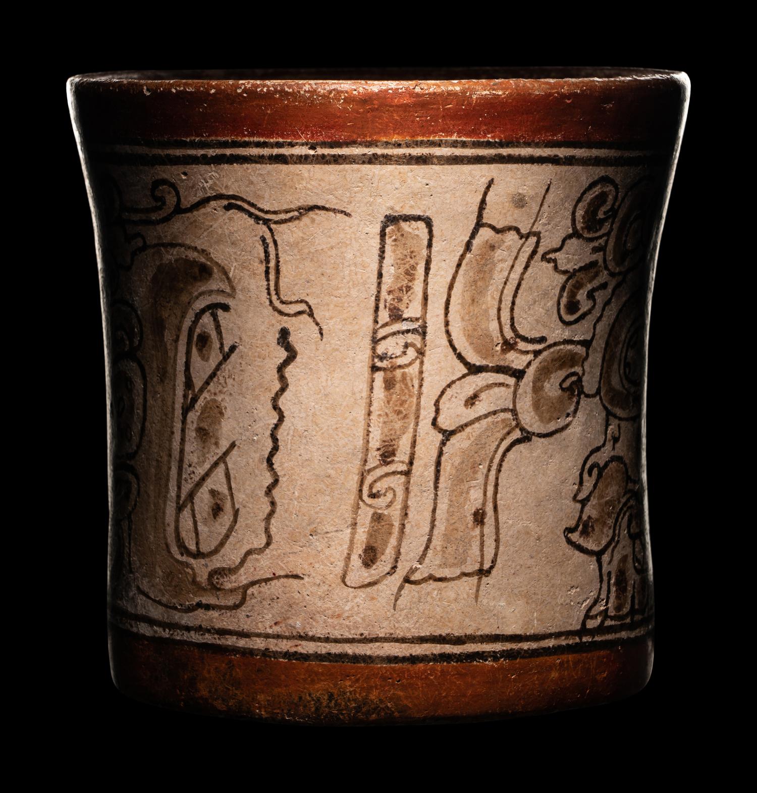 A Maya Codex Style Cylinder Vessel