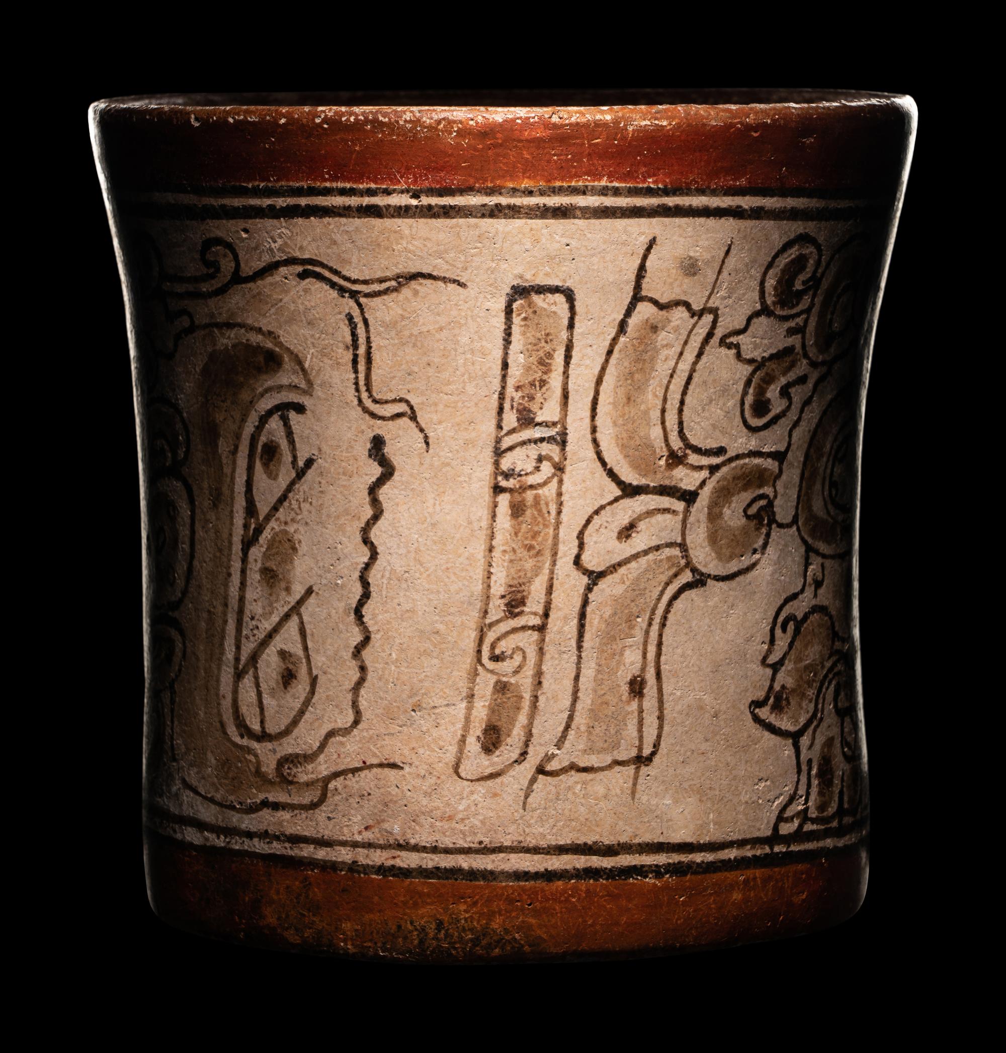 A Maya Codex Style Cylinder Vessel