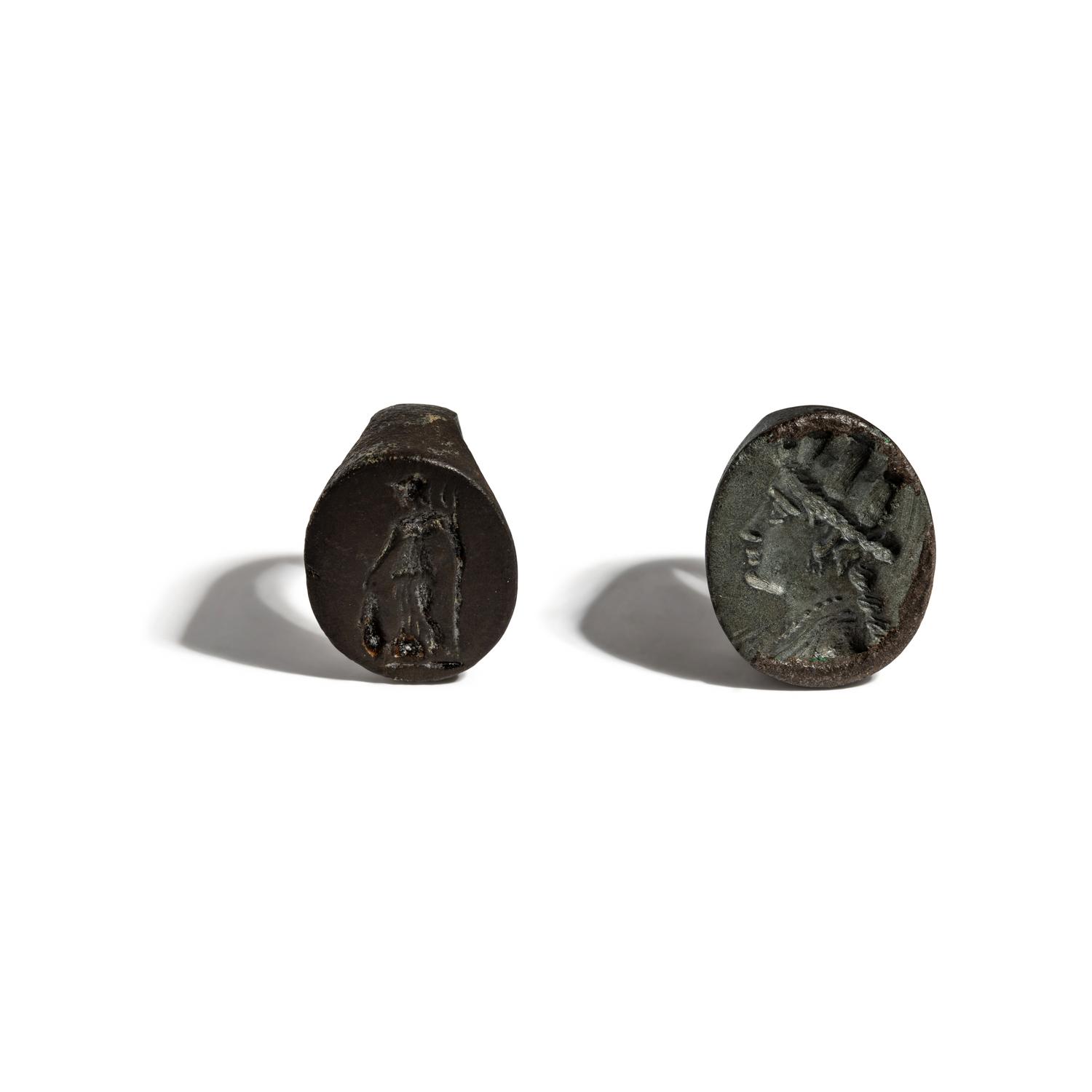 Two Hellenistic Copper-Alloy Finger Rings