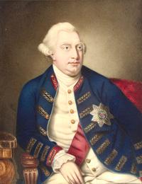Sarah Biffin, Mrs. Wright (English, 1784-1850) Dated 1825 — A Portrait Miniature of King George III (1738-1820)