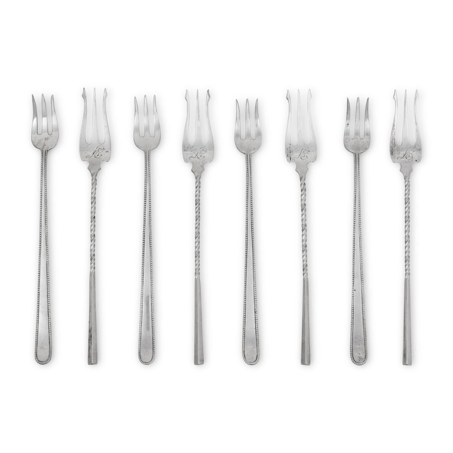 A Collection of Silver Flatware Articles